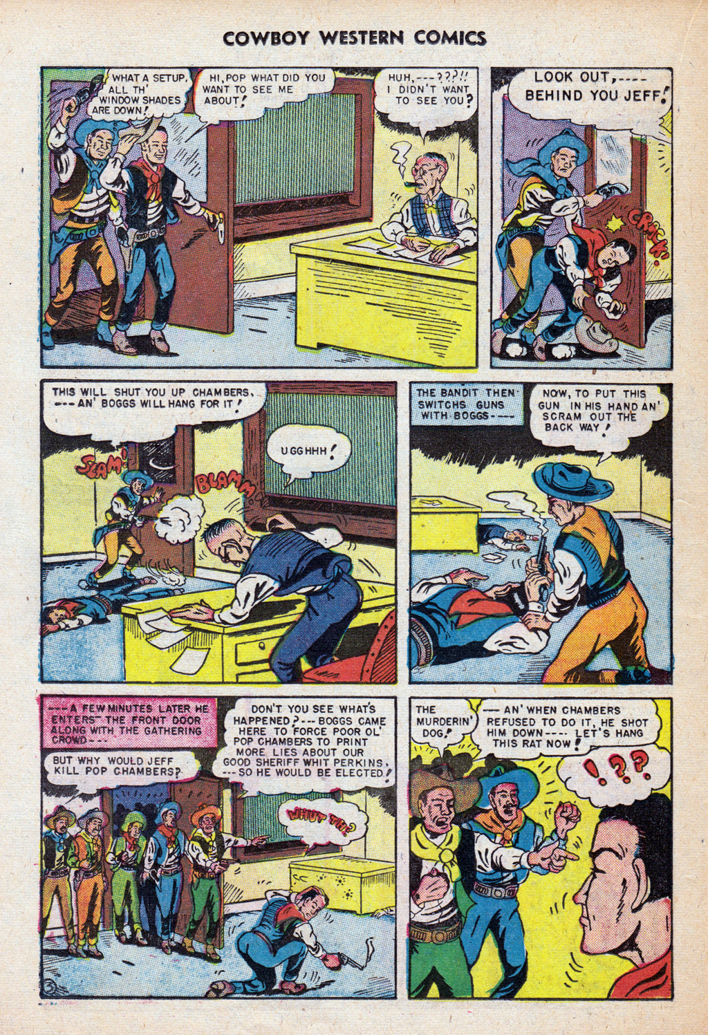 Read online Cowboy Western Comics (1948) comic -  Issue #24 - 22