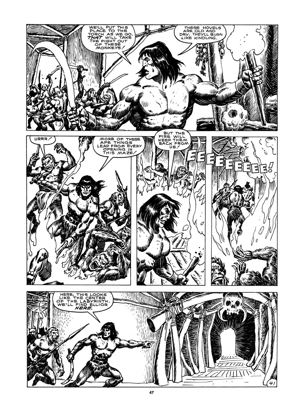 Read online The Savage Sword Of Conan comic -  Issue #151 - 44