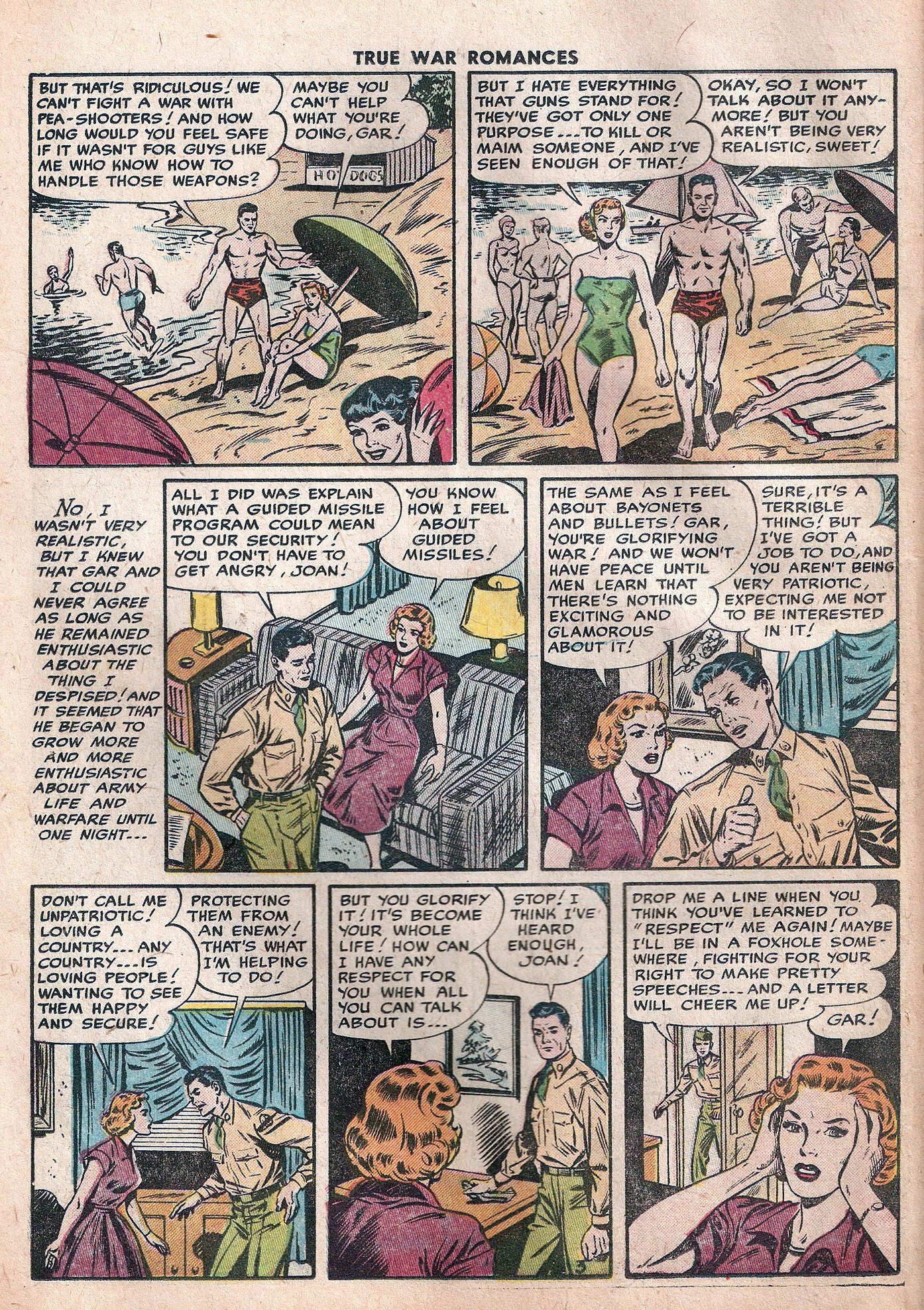 Read online True War Romances comic -  Issue #20 - 14