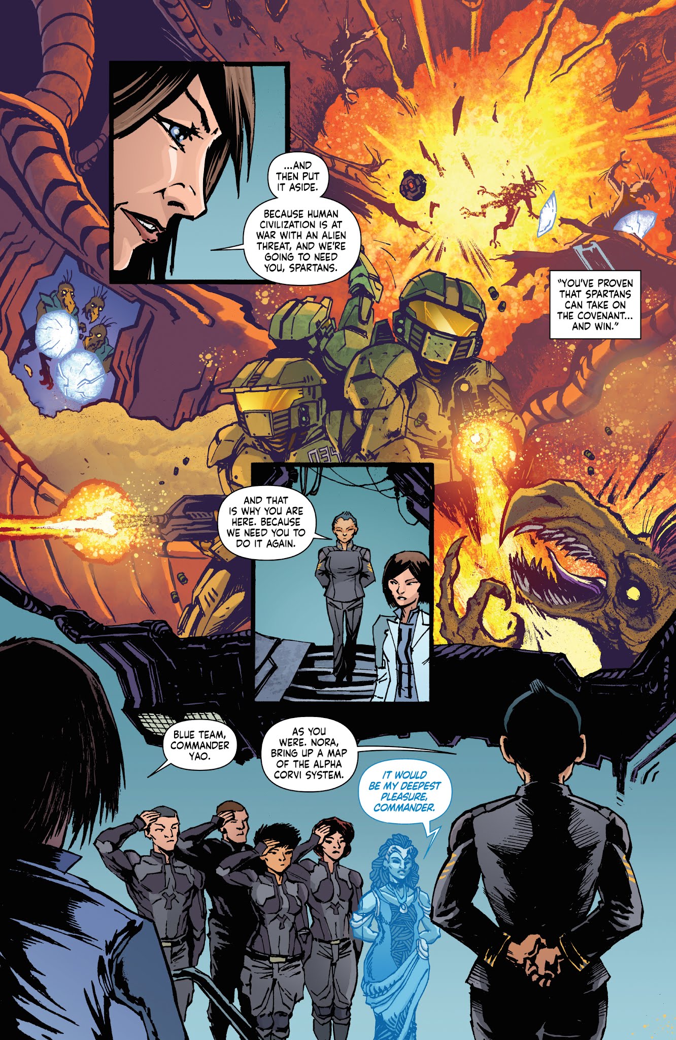 Read online Halo: Collateral Damage comic -  Issue #1 - 5