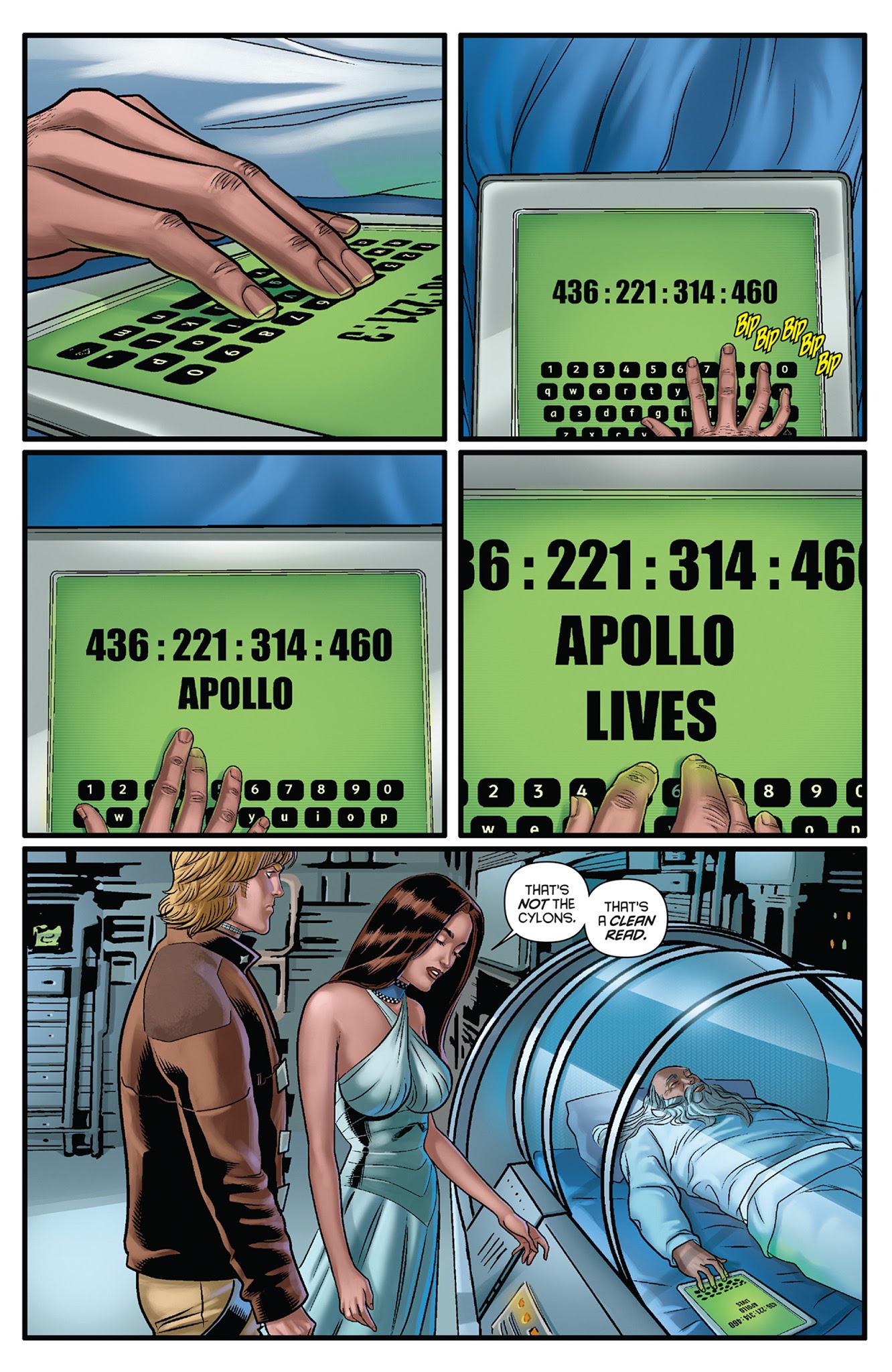 Read online Classic Battlestar Galactica: The Death of Apollo comic -  Issue #3 - 12