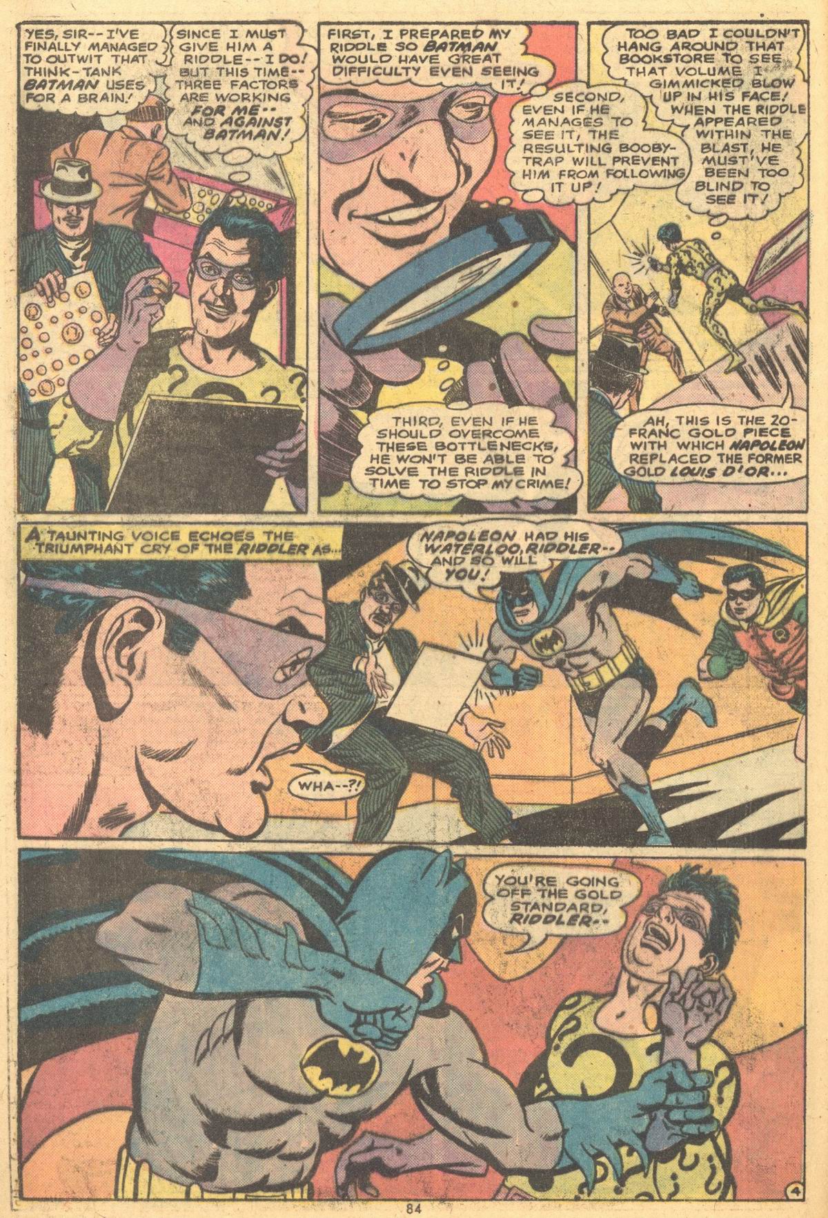 Read online Batman (1940) comic -  Issue #260 - 84