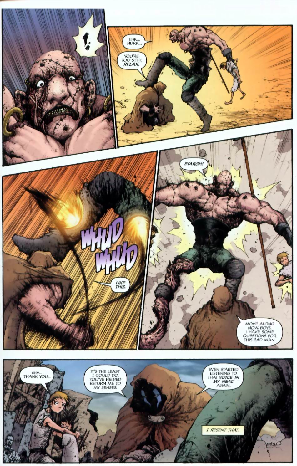 Read online Mutant Earth / Realm of the Claw (flipbook) comic -  Issue #2 - 14