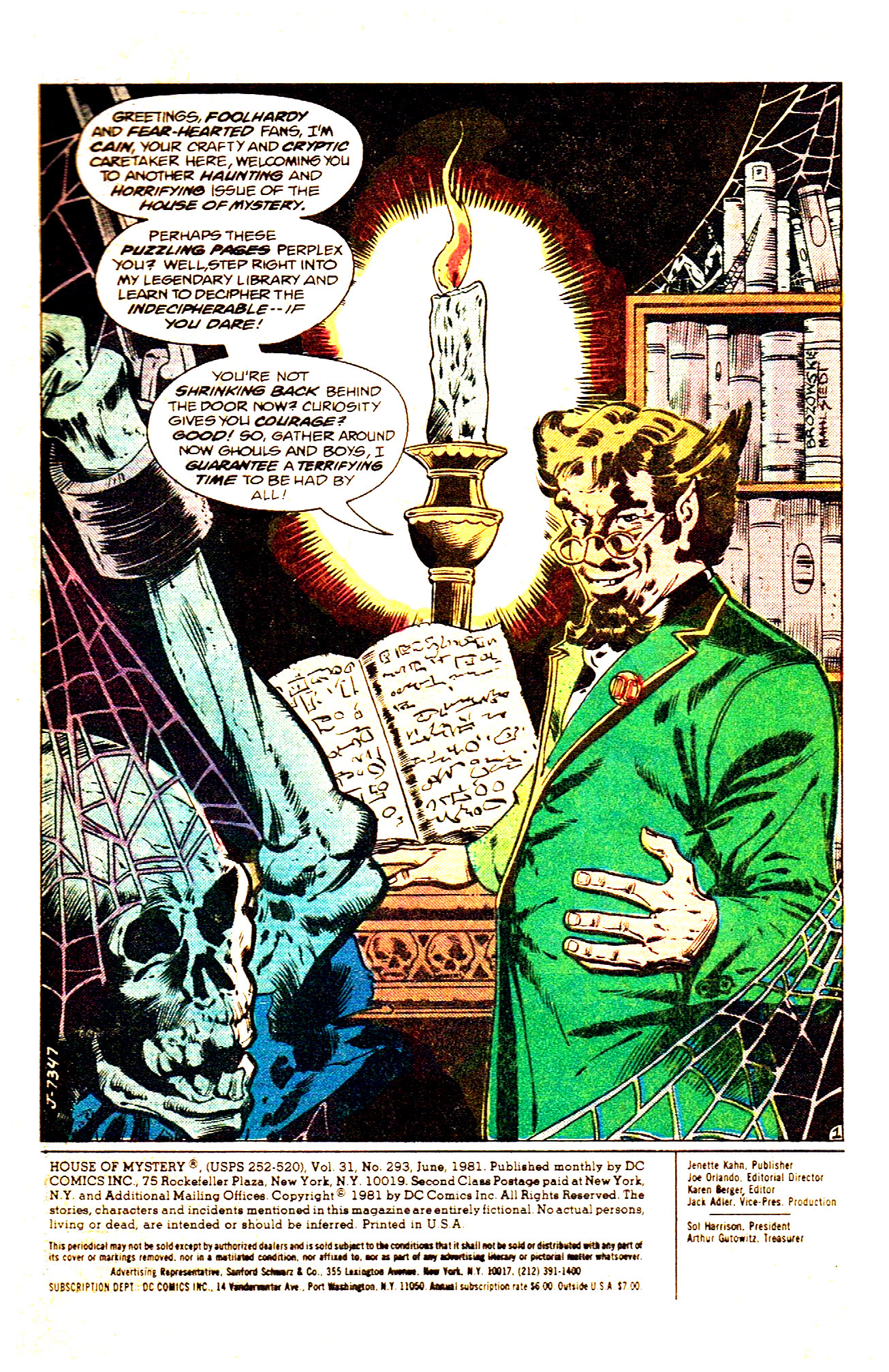 Read online House of Mystery (1951) comic -  Issue #293 - 3