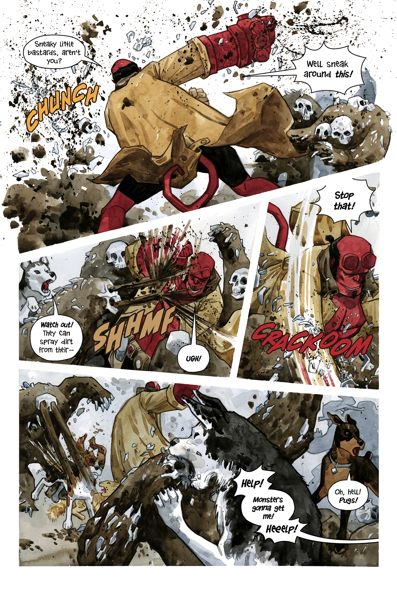 Read online Hellboy/Beasts of Burden: Sacrifice comic -  Issue # Full - 13
