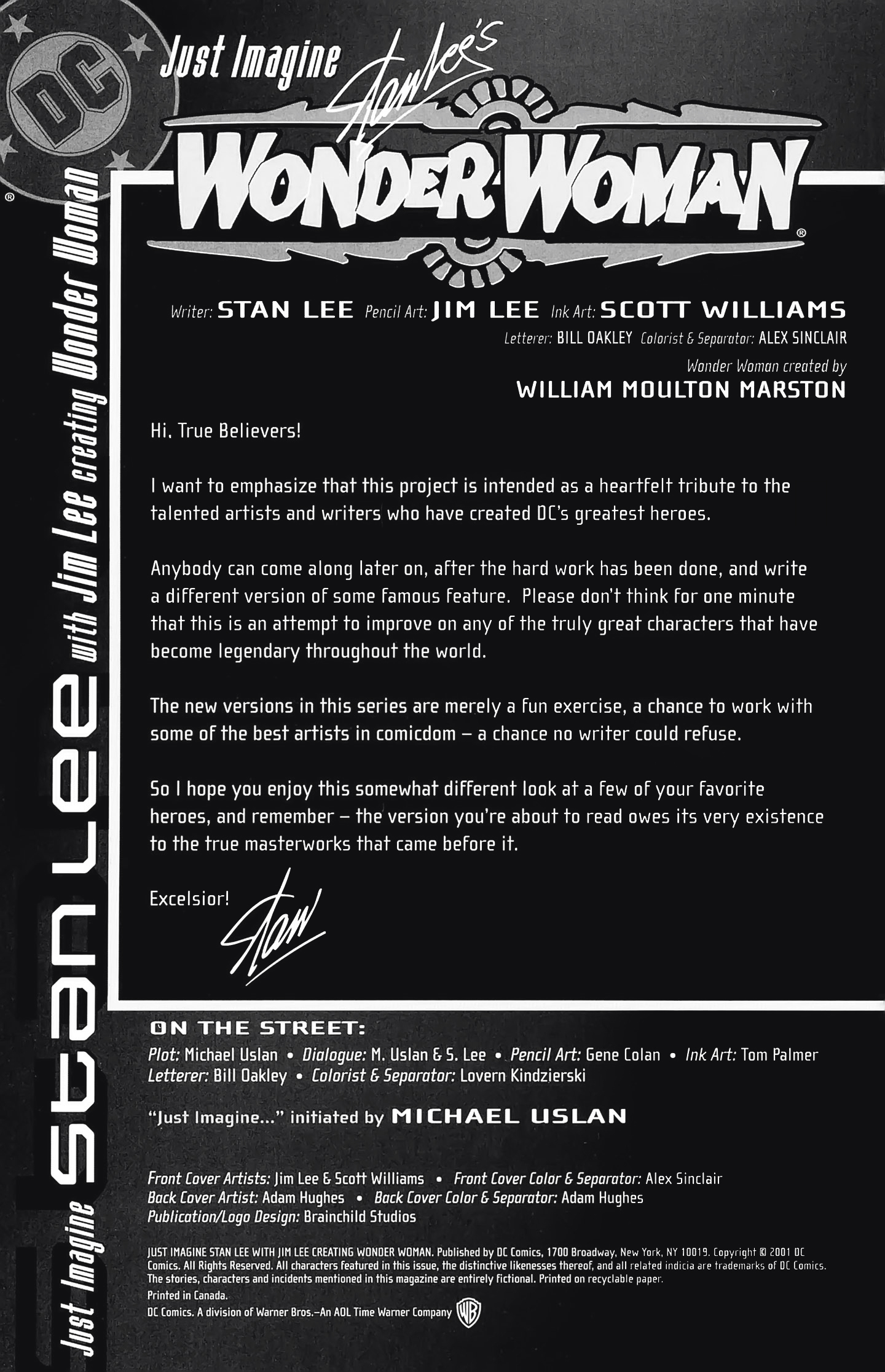 Read online Just Imagine Stan Lee With Jim Lee Creating Wonder Woman comic -  Issue # Full - 2