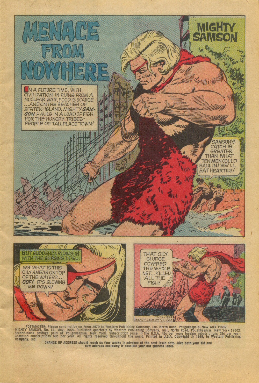 Read online Mighty Samson (1964) comic -  Issue #14 - 5