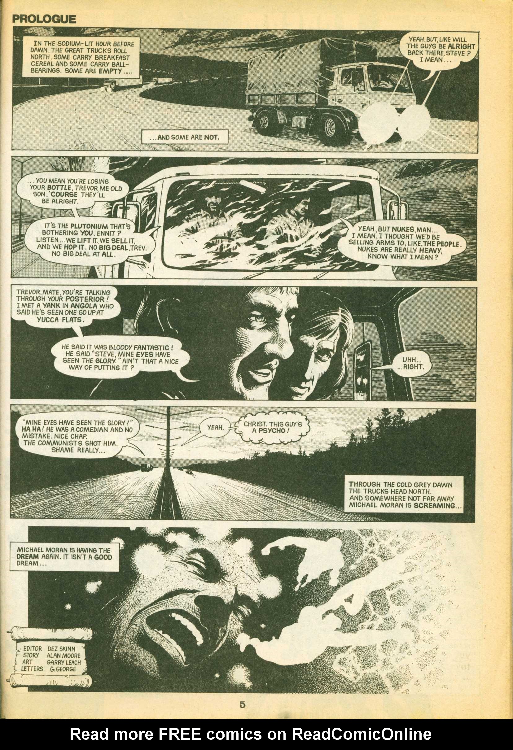 Read online Warrior comic -  Issue #1 - 5