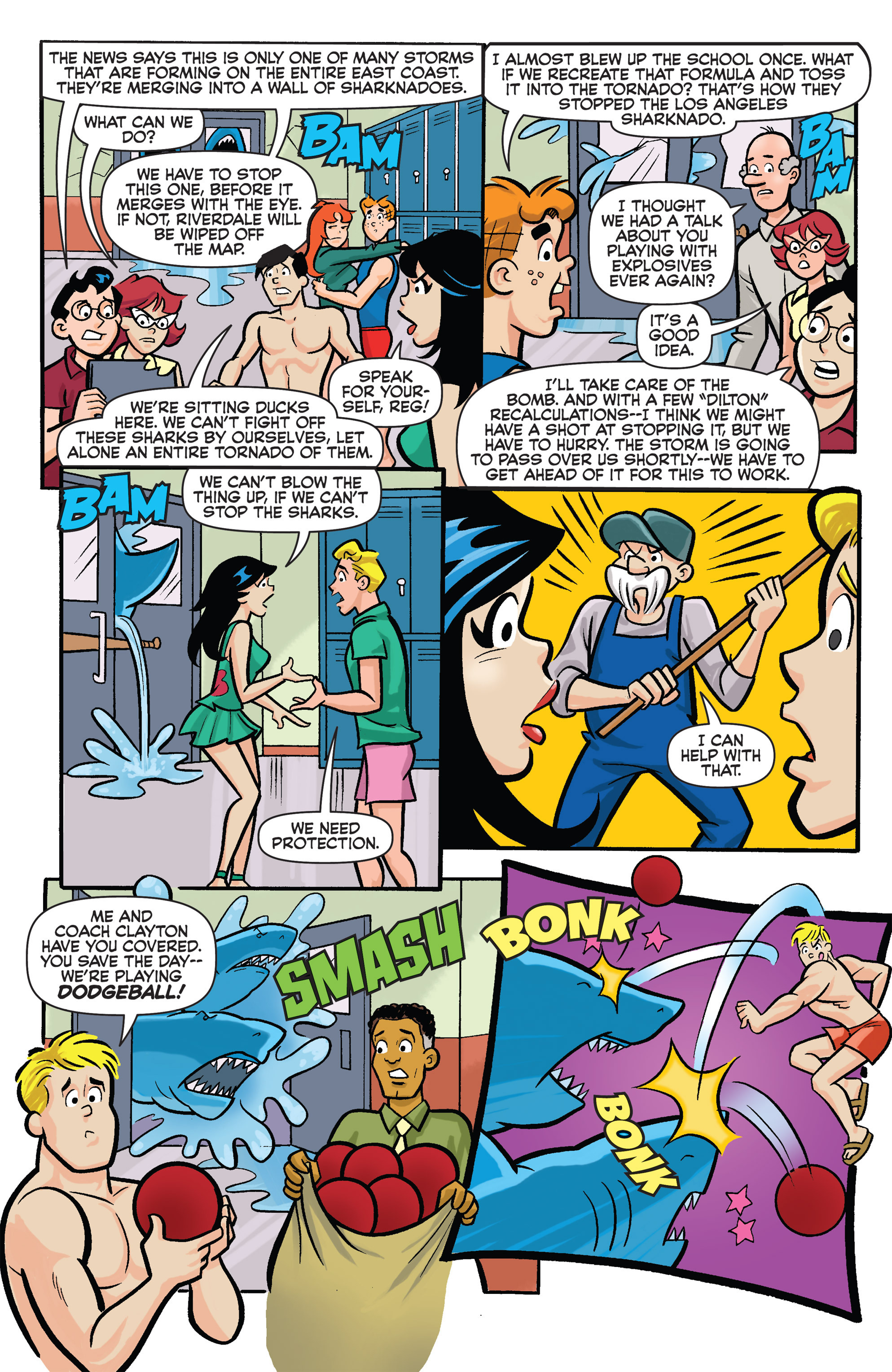 Read online Archie vs. Sharknado comic -  Issue #Archie vs. Sharknado Full - 30
