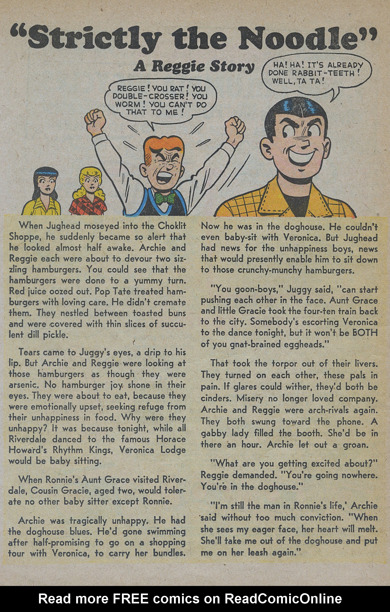 Read online Archie's Rival Reggie comic -  Issue #14 - 22