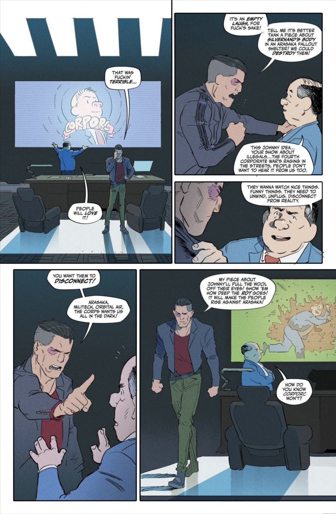 Read online Cyberpunk 2077: Where’s Johnny comic -  Issue #1 - 19