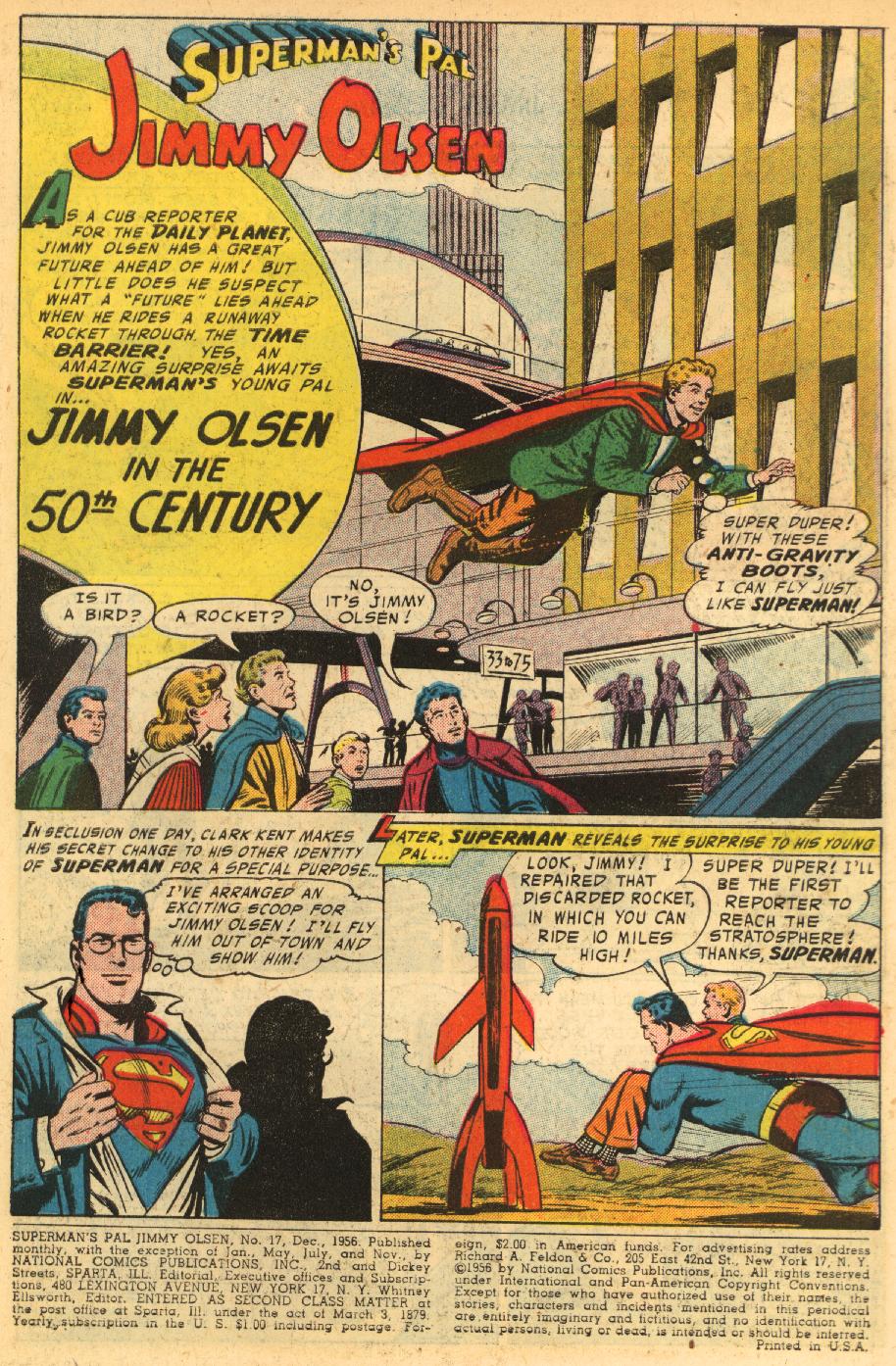 Read online Superman's Pal Jimmy Olsen comic -  Issue #17 - 3