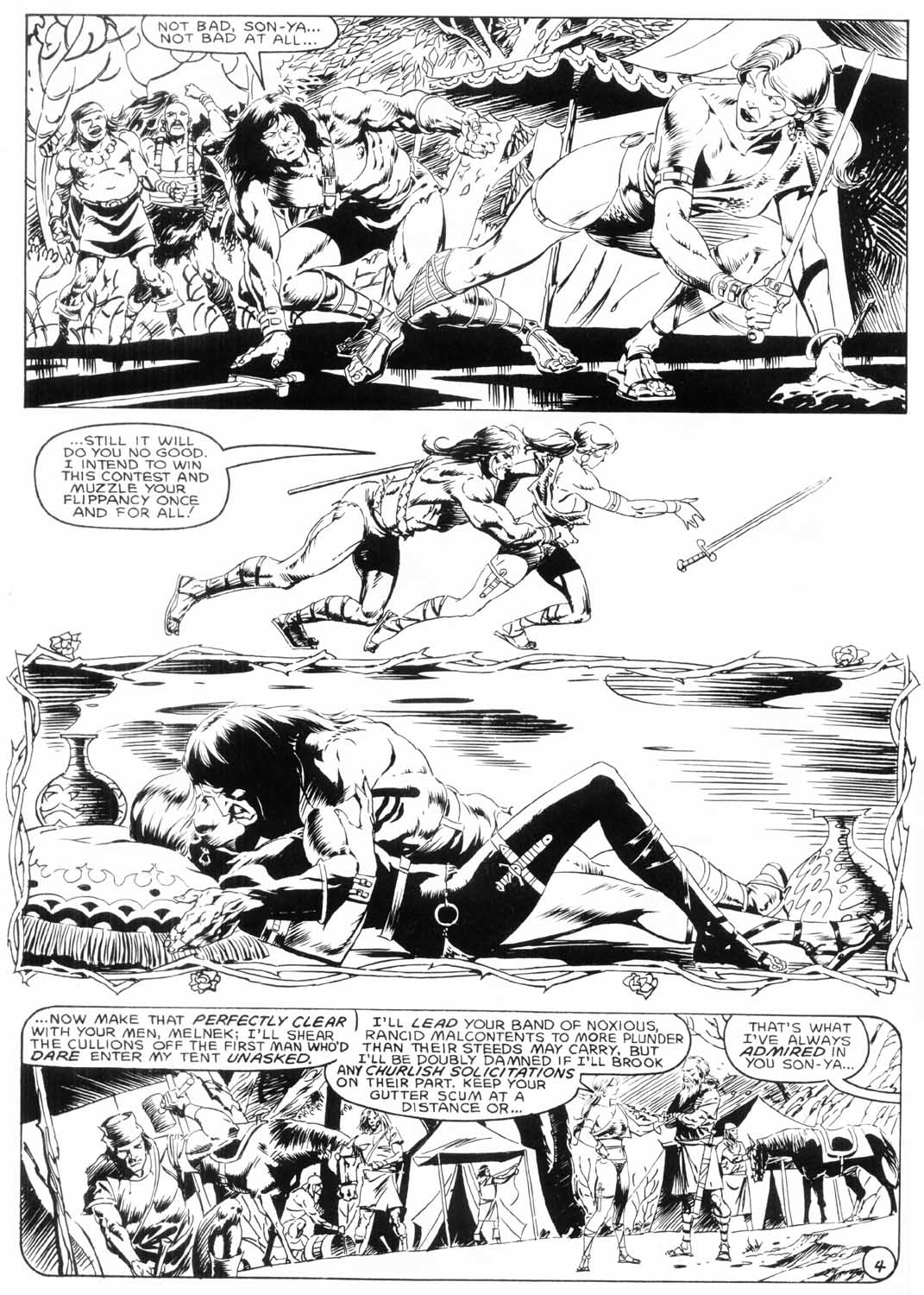 Read online The Savage Sword Of Conan comic -  Issue #153 - 56