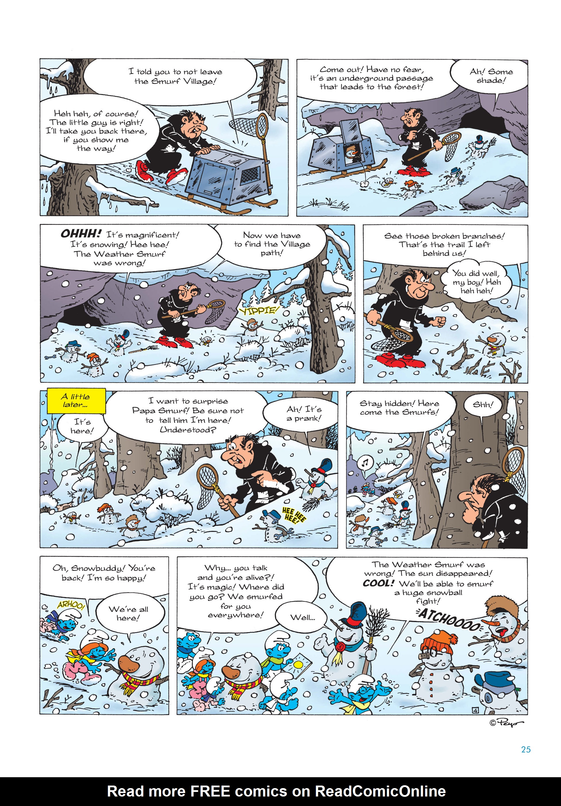 Read online The Smurfs Christmas comic -  Issue # Full - 25