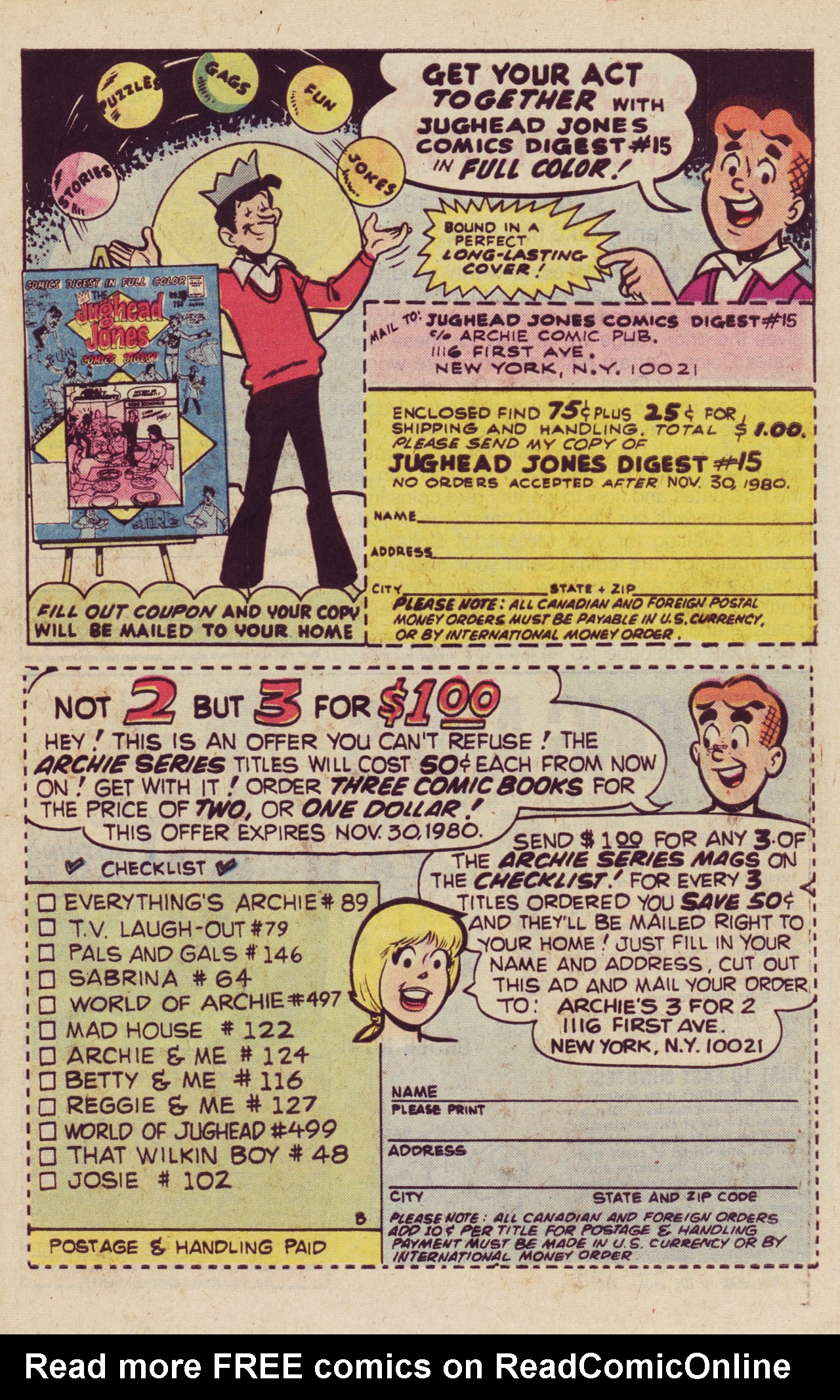 Read online Jughead (1965) comic -  Issue #306 - 26