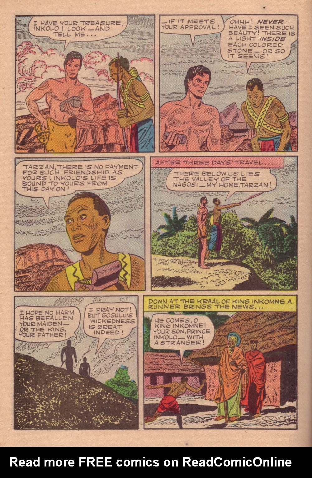 Read online Tarzan (1948) comic -  Issue #28 - 14