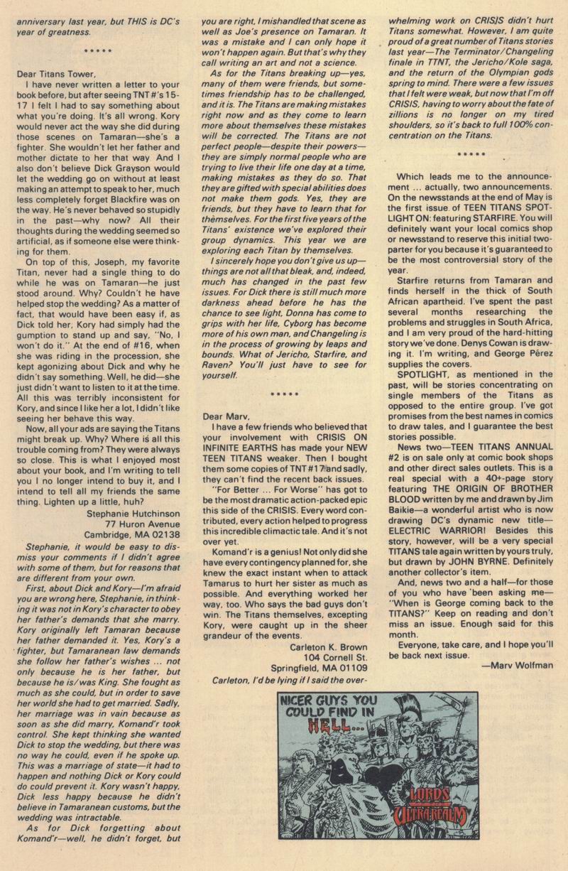 Read online Tales of the Teen Titans comic -  Issue #80 - 31