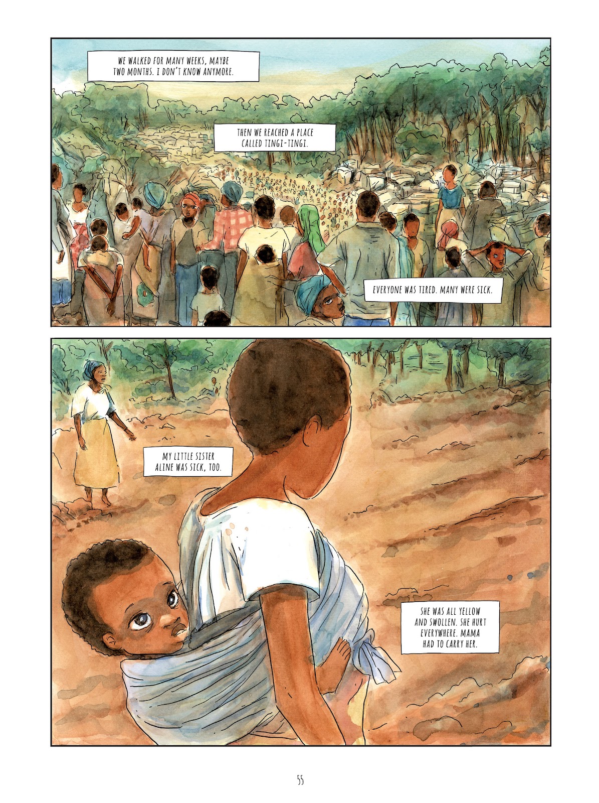 Alice on the Run: One Child's Journey Through the Rwandan Civil War issue TPB - Page 54