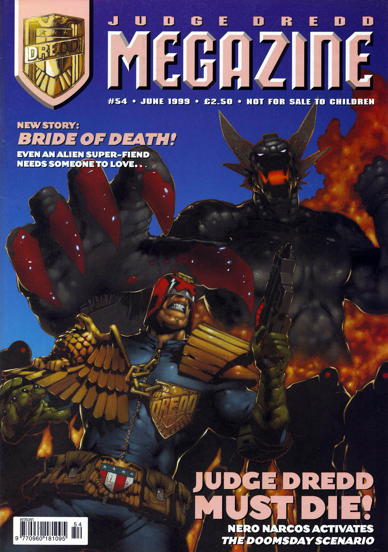 Read online Judge Dredd Megazine (vol. 3) comic -  Issue #54 - 1