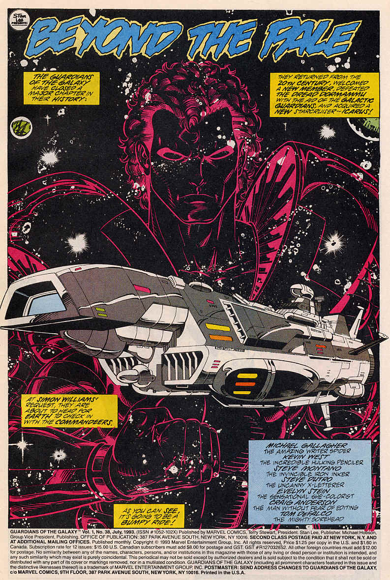 Guardians of the Galaxy (1990) issue 38 - Page 2