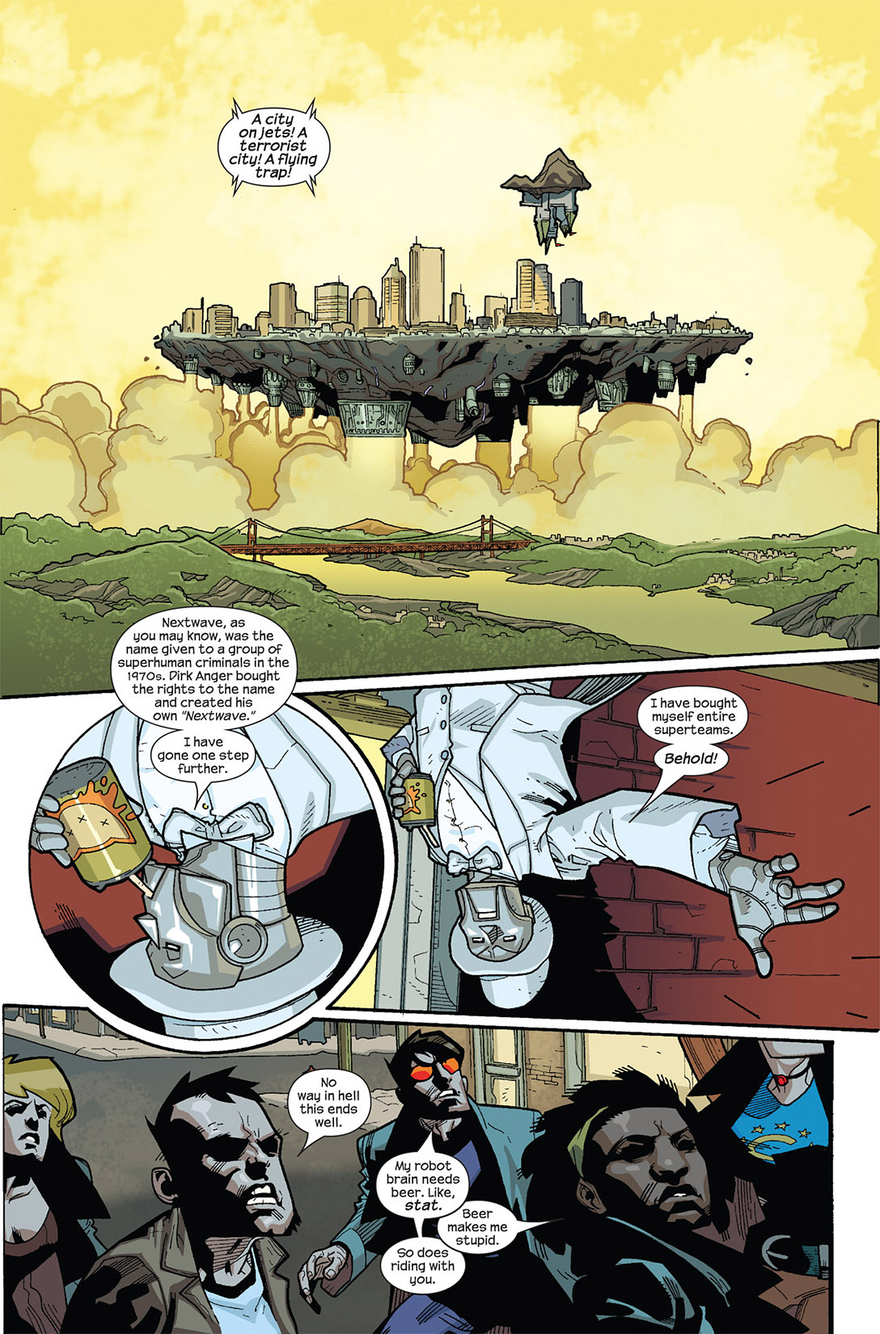 Read online Nextwave: Agents Of H.A.T.E. comic -  Issue #9 - 13
