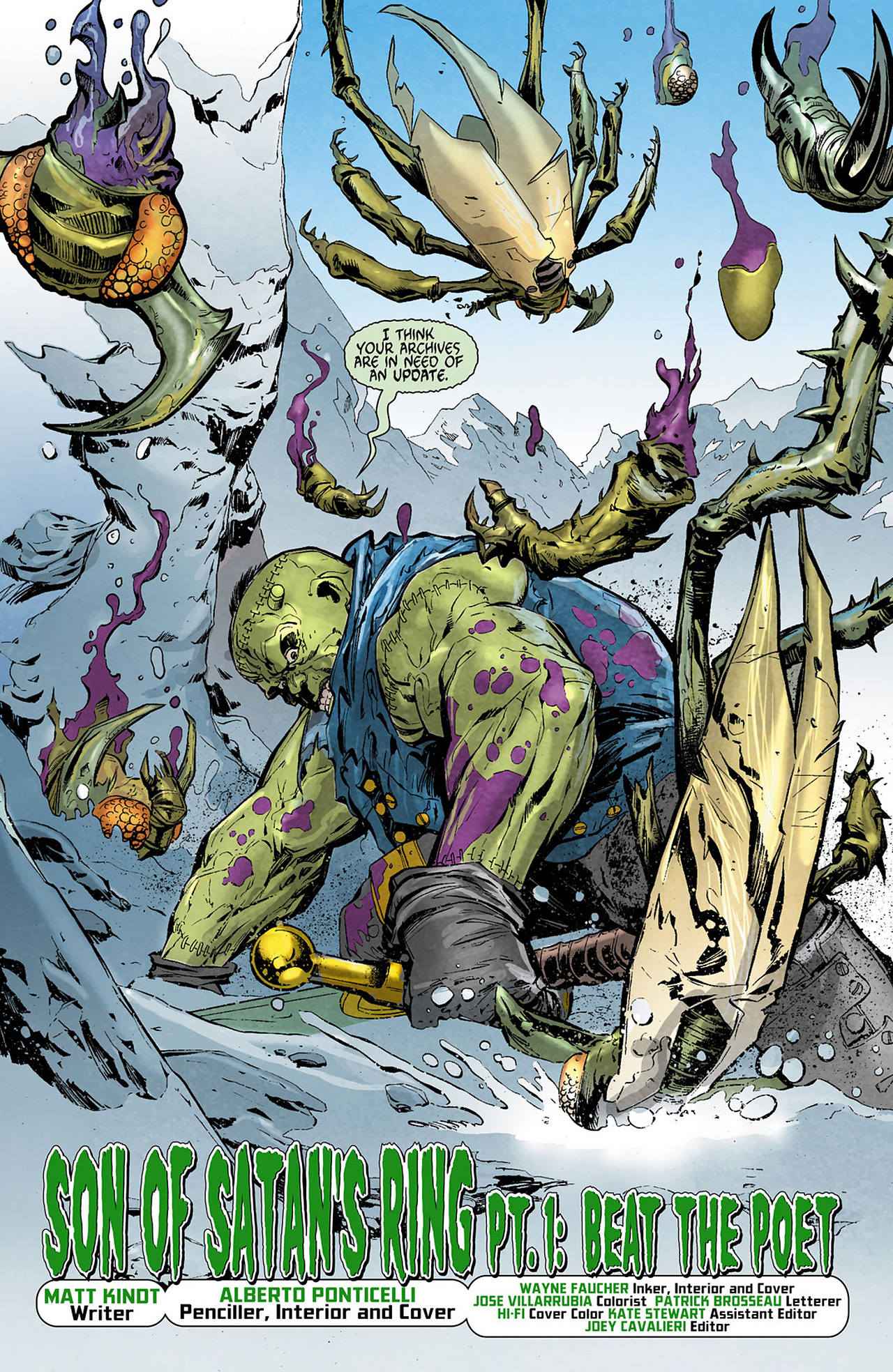 Read online Frankenstein, Agent of S.H.A.D.E. comic -  Issue #10 - 6