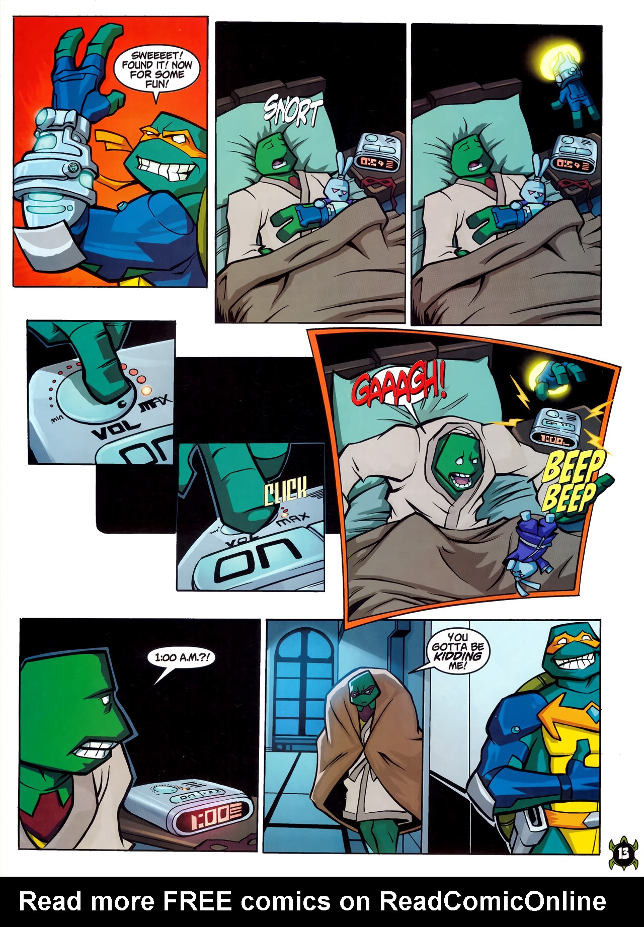 Read online Teenage Mutant Ninja Turtles Comic comic -  Issue #4 - 12