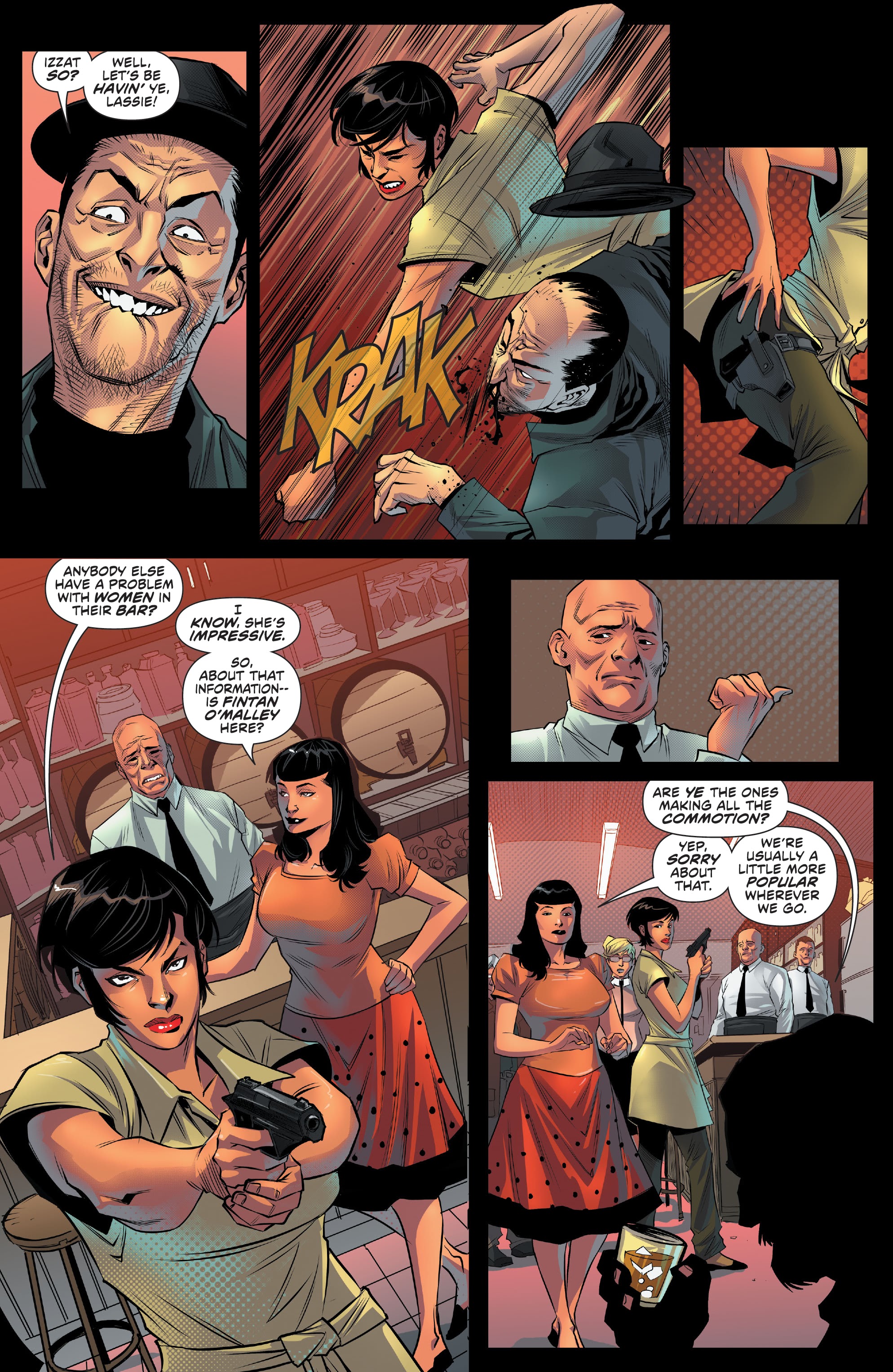 Read online Bettie Page & The Curse of the Banshee comic -  Issue #1 - 21