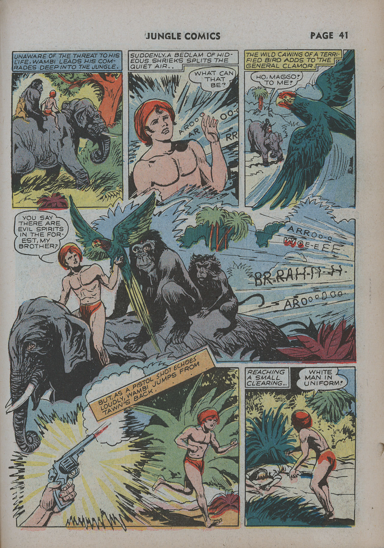 Read online Jungle Comics comic -  Issue #31 - 44