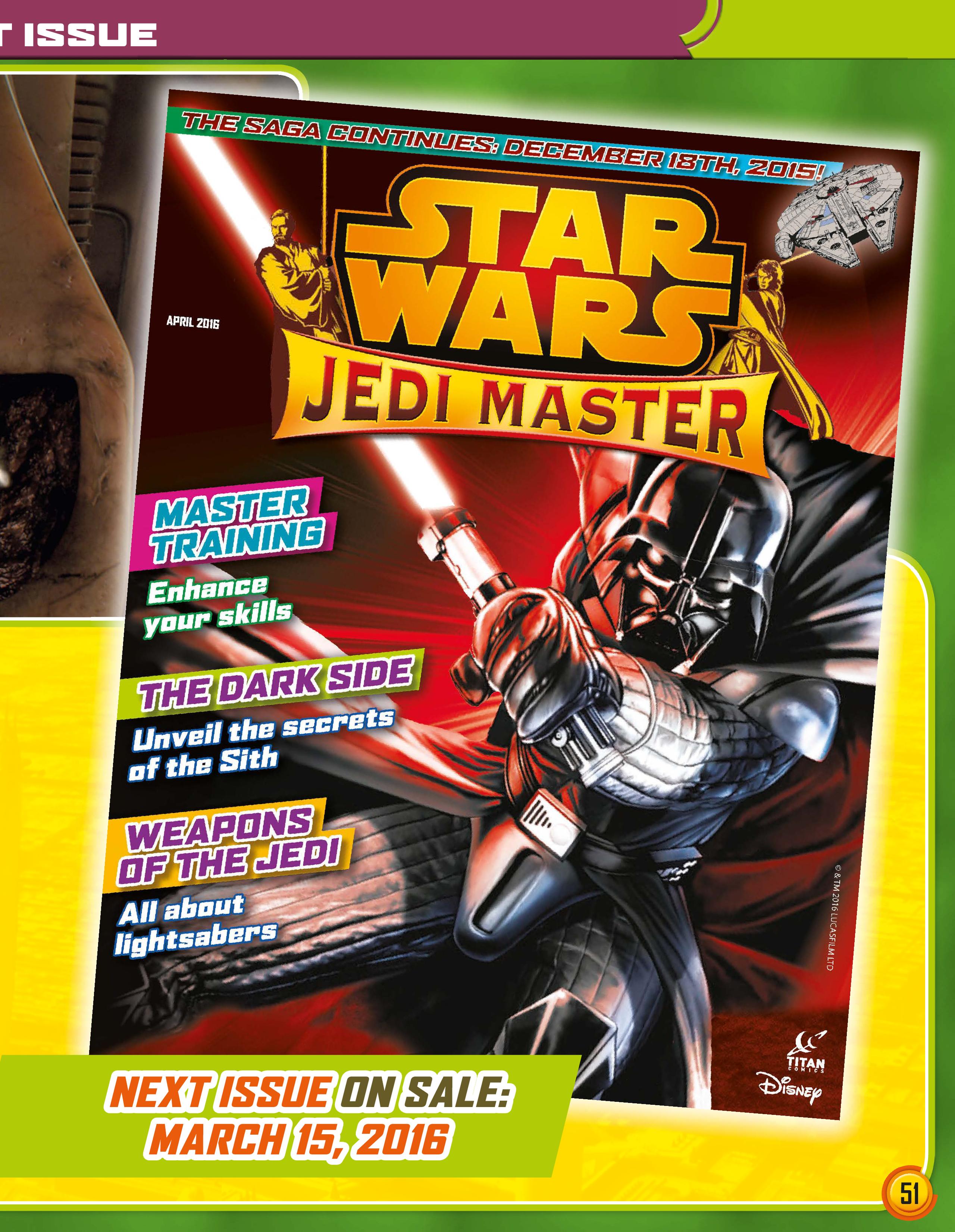 Read online Star Wars Jedi Master Magazine comic -  Issue #2 - 51