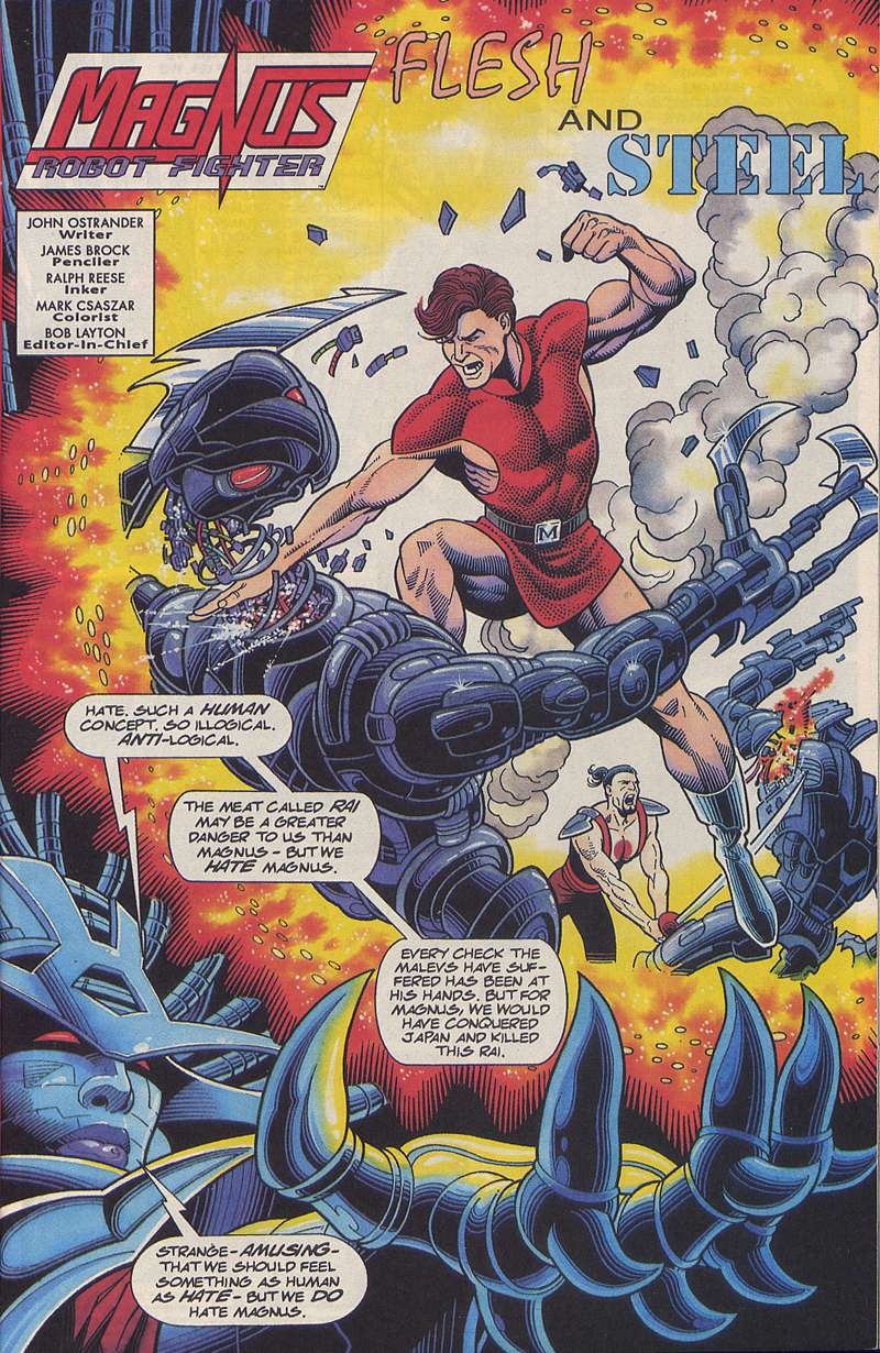 Read online Magnus Robot Fighter (1991) comic -  Issue #25 - 2