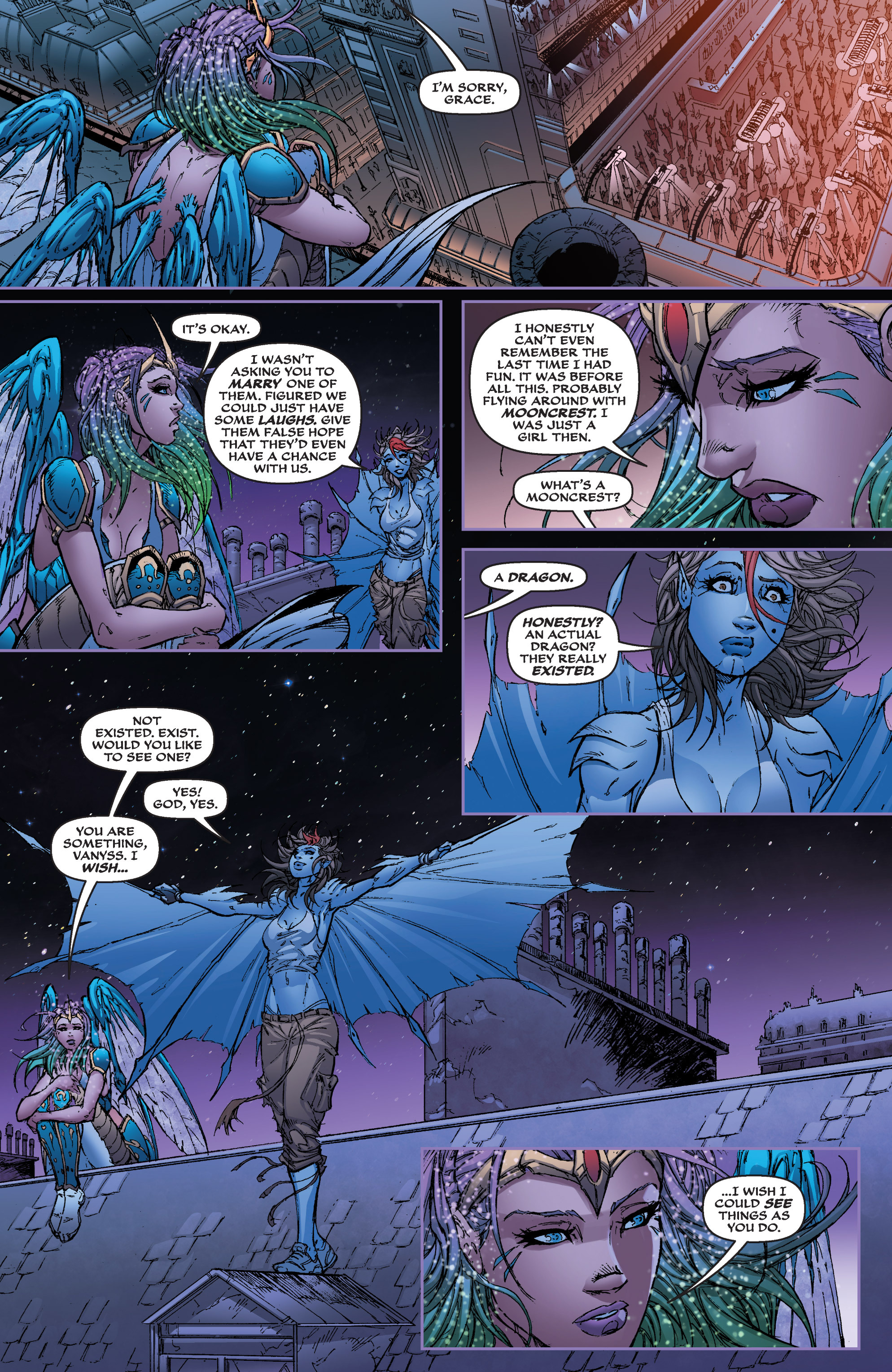 Read online Michael Turner's Soulfire (2013) comic -  Issue #4 - 21