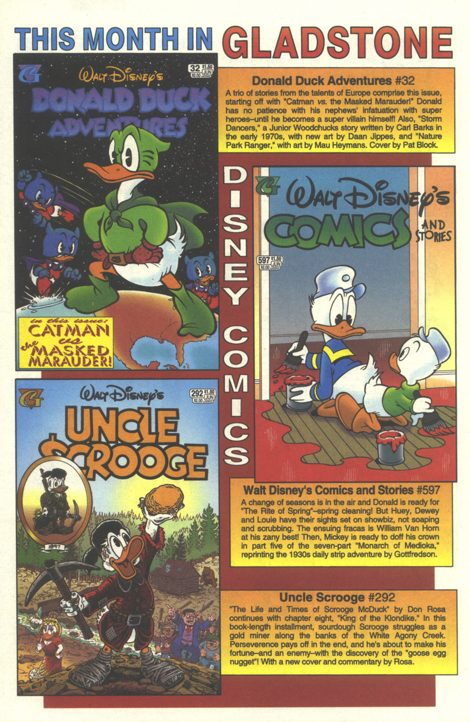 Read online Walt Disney's Donald Duck Adventures (1987) comic -  Issue #32 - 32