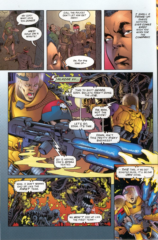 Read online Aliens: Xenogenesis comic -  Issue #1 - 20