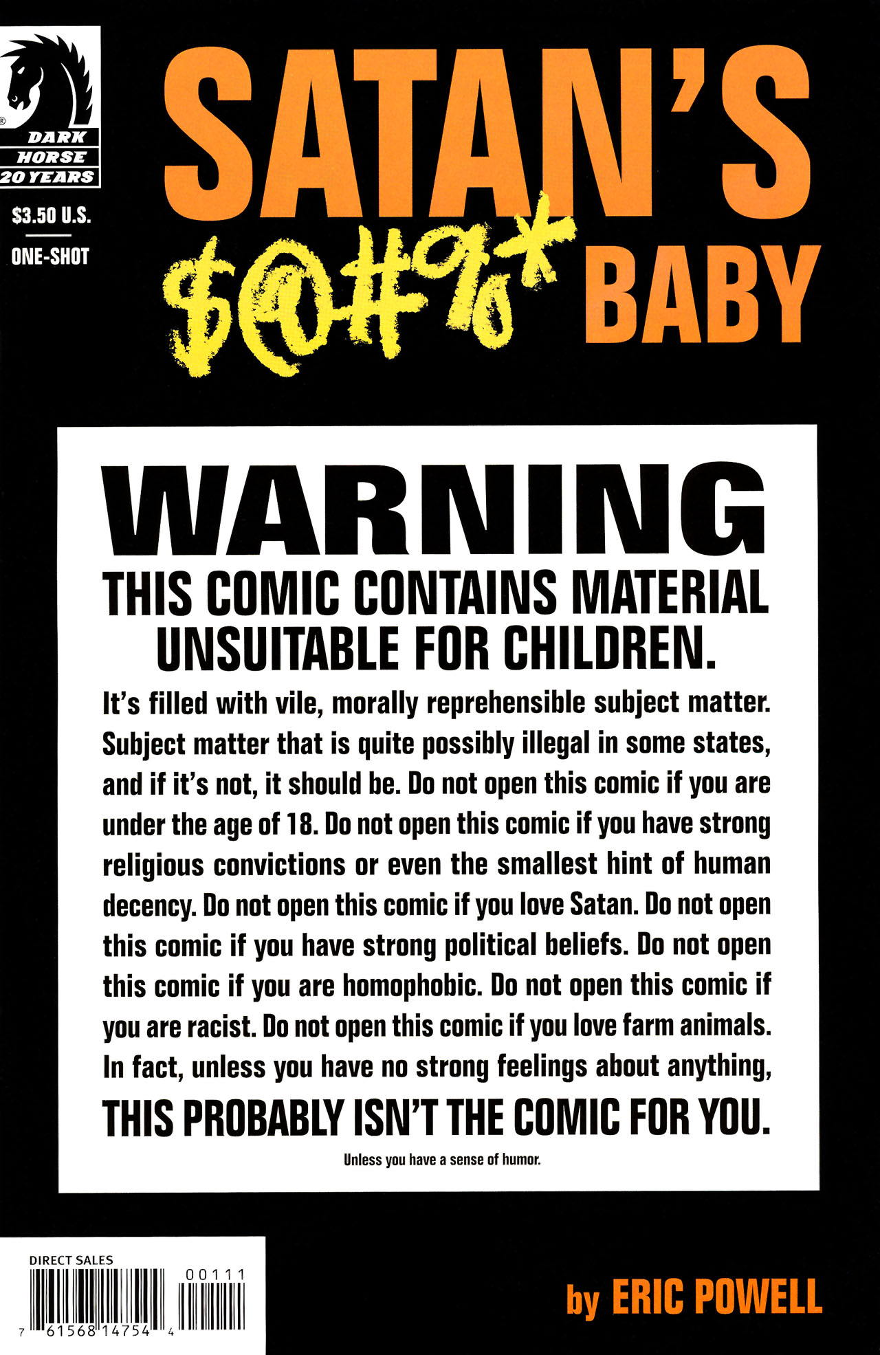 Read online Satan's Sodomy Baby comic -  Issue # Full - 1