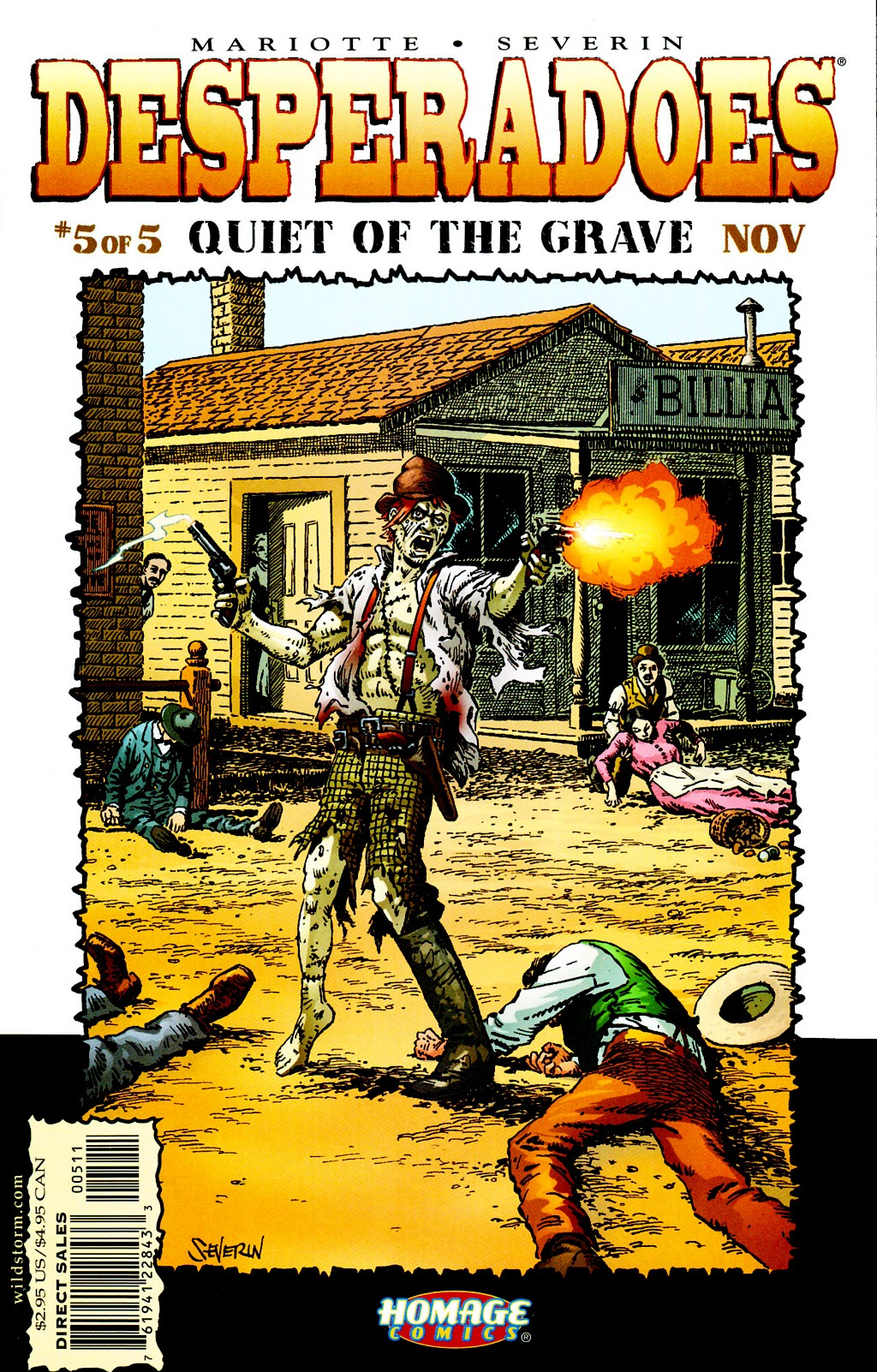 Read online Desperadoes: Quiet Of The Grave comic -  Issue #5 - 1