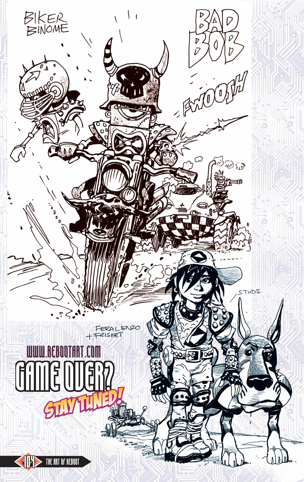 Read online The Art of Reboot comic -  Issue # TPB - 103