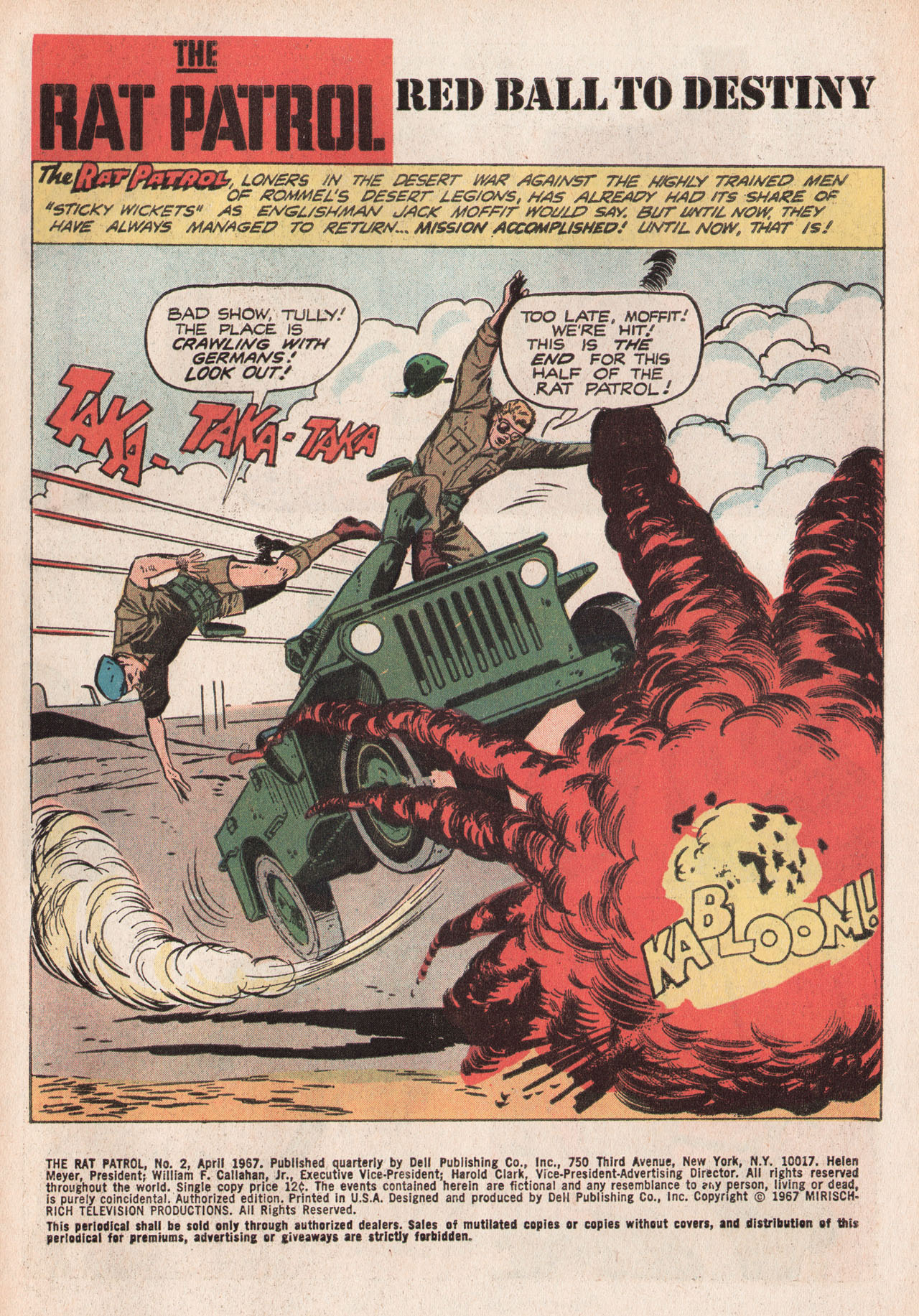 Read online The Rat Patrol comic -  Issue #2 - 3