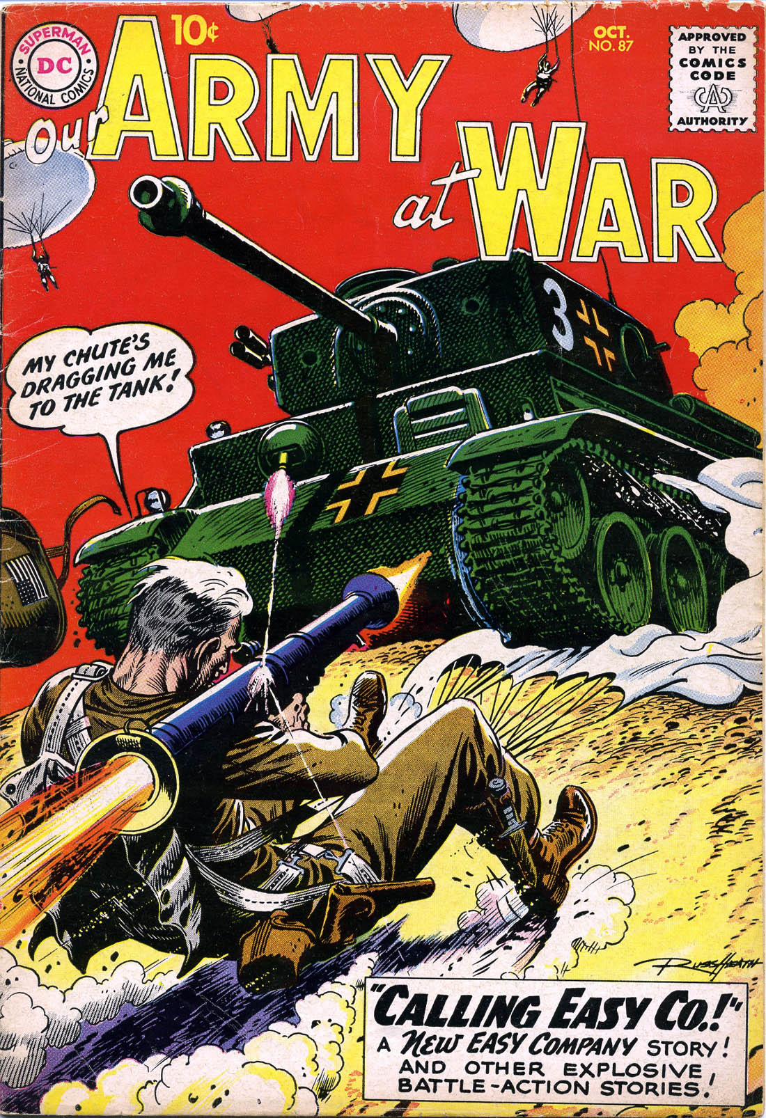 Read online Our Army at War (1952) comic -  Issue #87 - 1