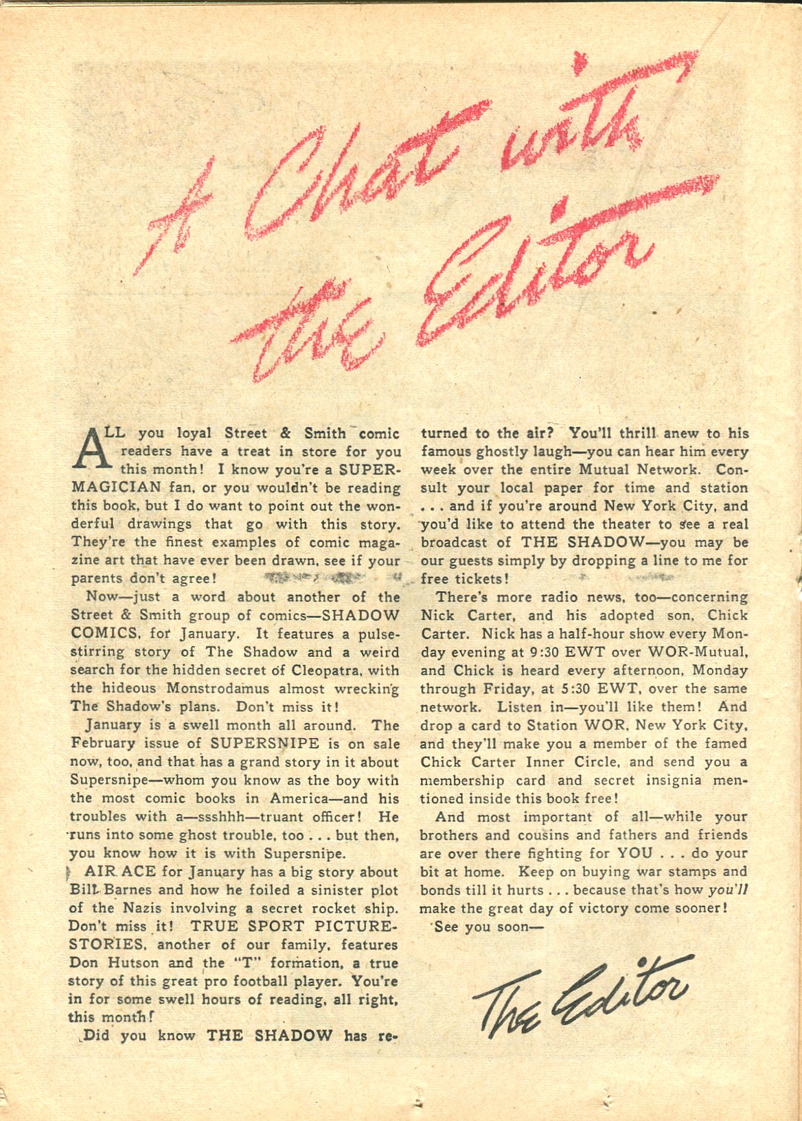 Read online Super-Magician Comics comic -  Issue #21 - 32