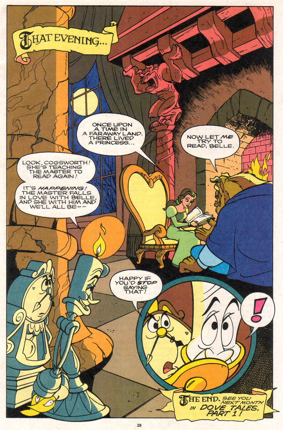 Read online Disney's Beauty and the Beast comic -  Issue #6 - 31