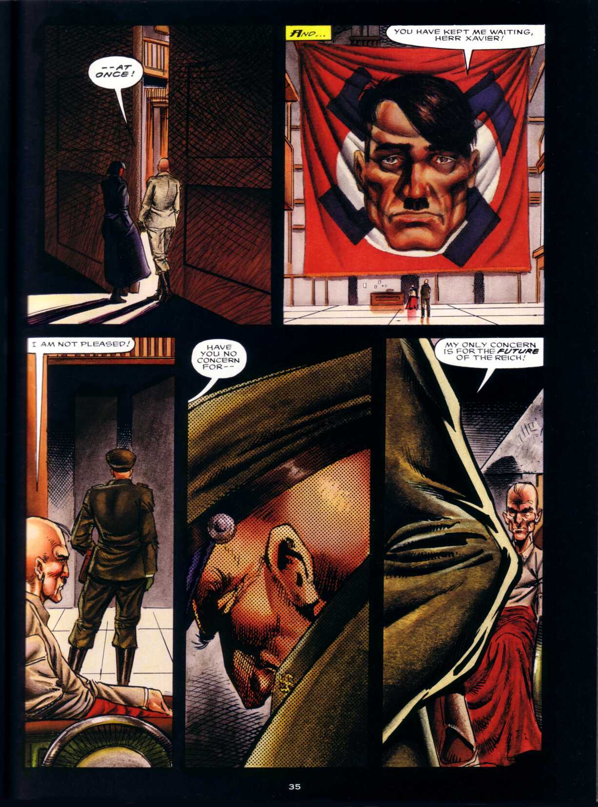 Read online Marvel Graphic Novel comic -  Issue #66 - Excalibur - Weird War III - 34