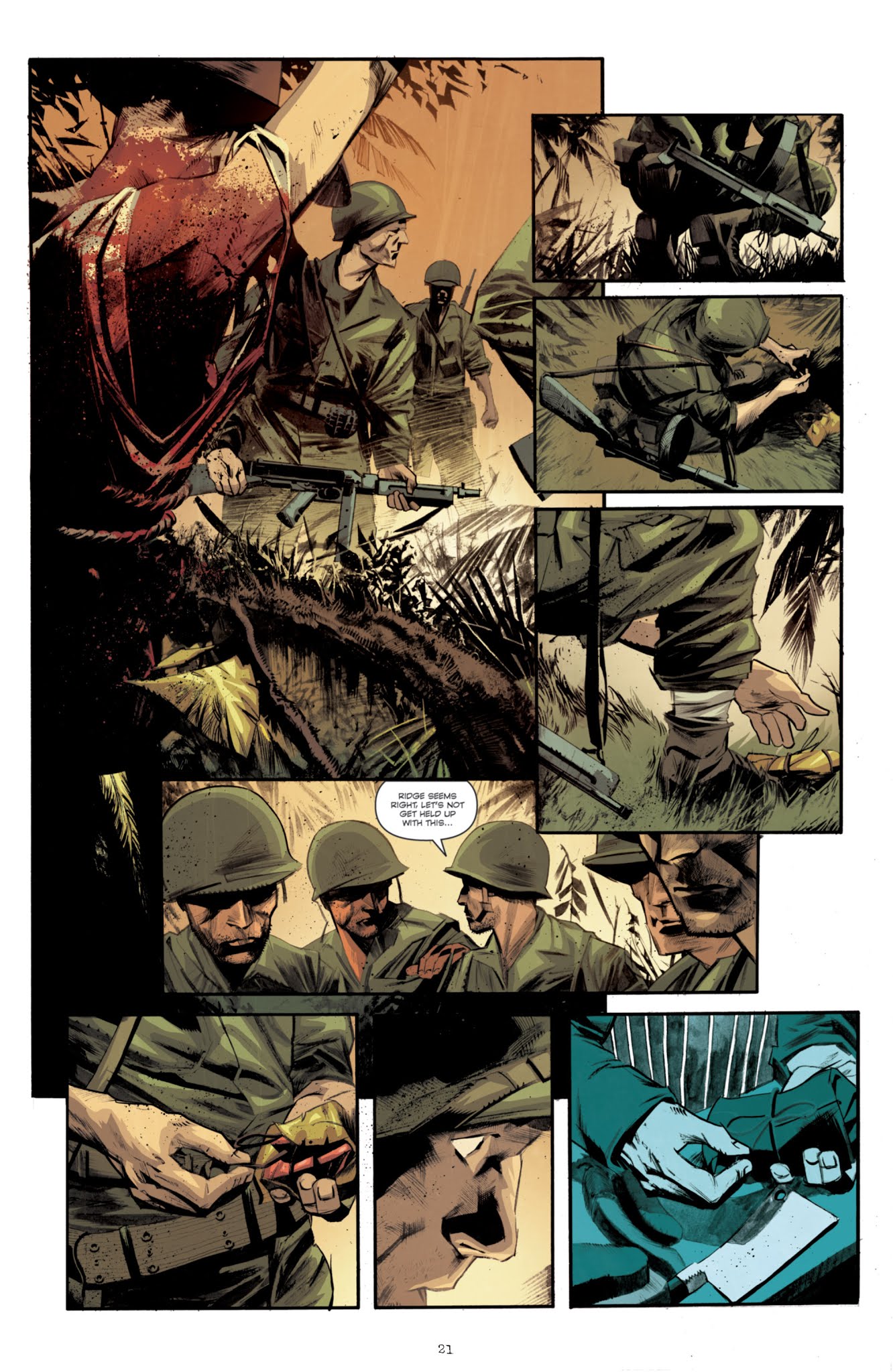 Read online Fever Ridge: A Tale of MacArthur's Jungle War comic -  Issue # _TPB - 21
