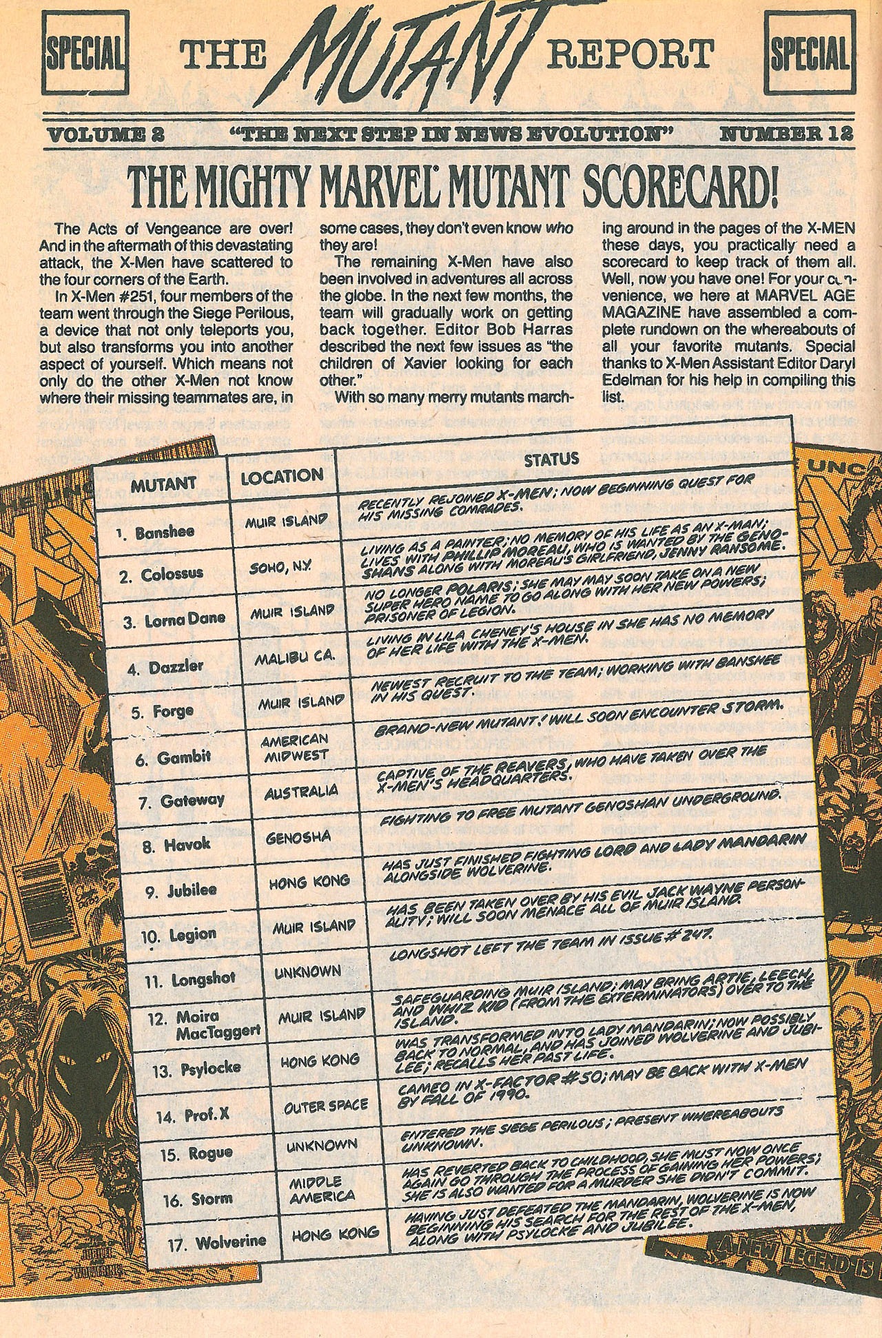 Read online Marvel Age comic -  Issue #85 - 16