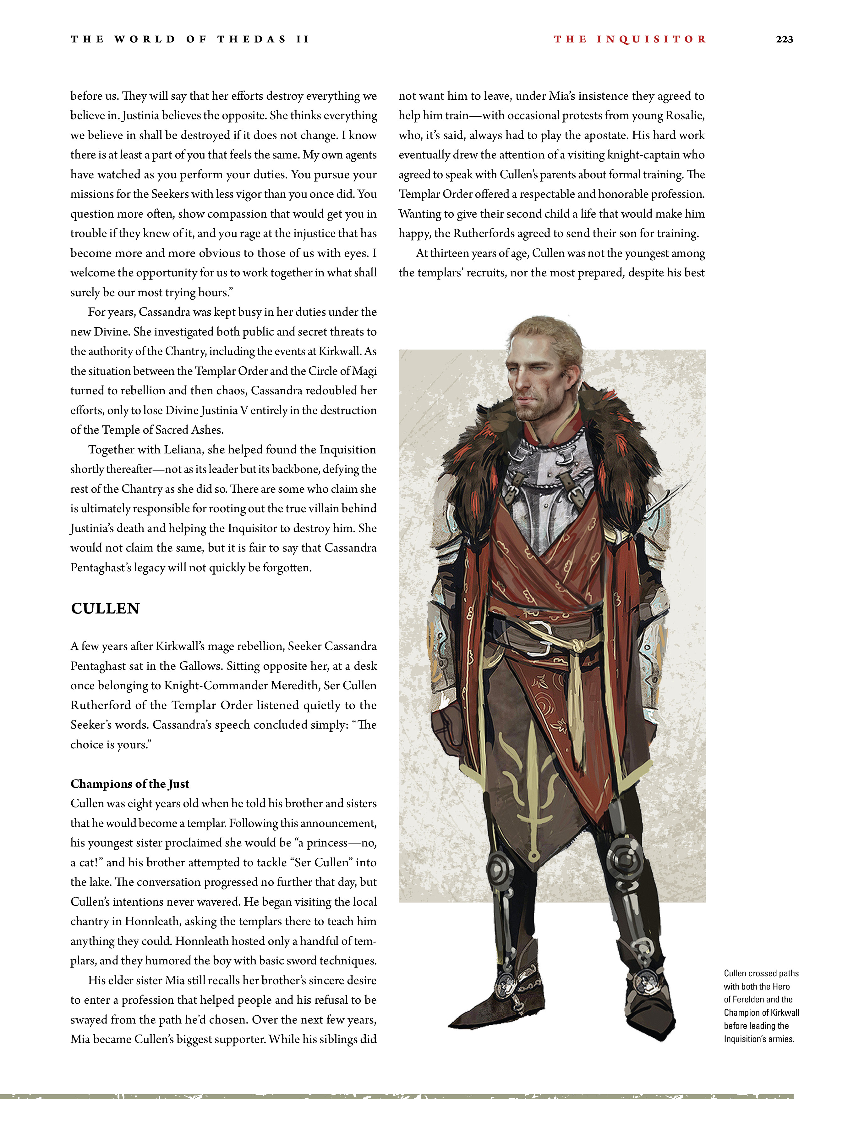 Read online Dragon Age: The World of Thedas comic -  Issue # TPB 2 - 218