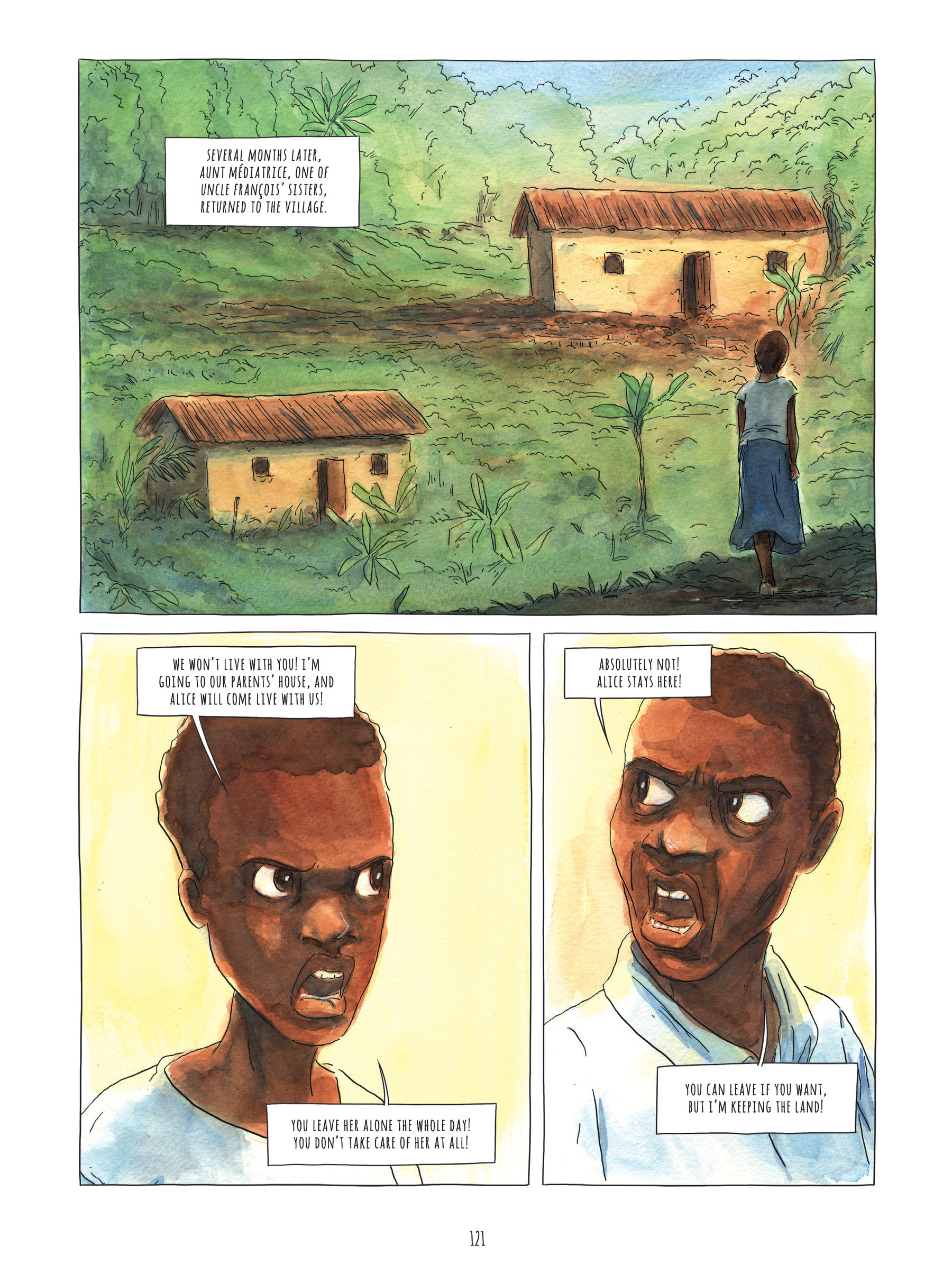 Read online Alice on the Run: One Child's Journey Through the Rwandan Civil War comic -  Issue # TPB - 120