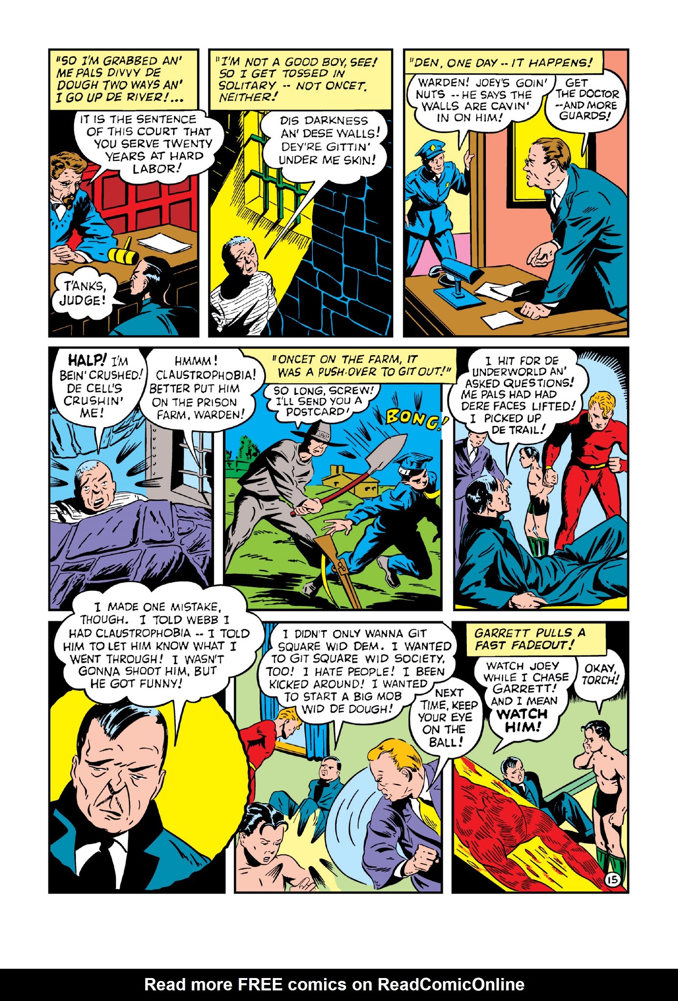 Read online Marvel Masterworks: Golden Age Human Torch comic -  Issue # TPB 3 (Part 1) - 68