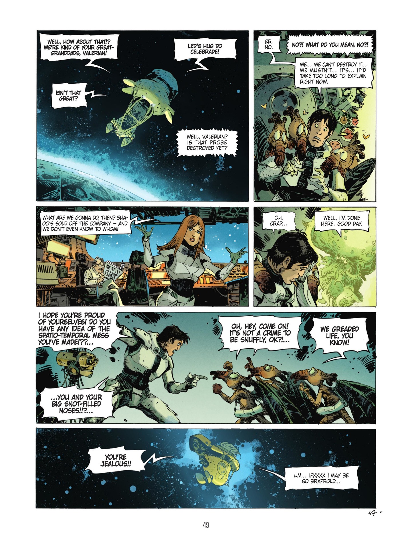 Read online Valerian and Laureline: Shingouzlooz Inc comic -  Issue # Full - 48