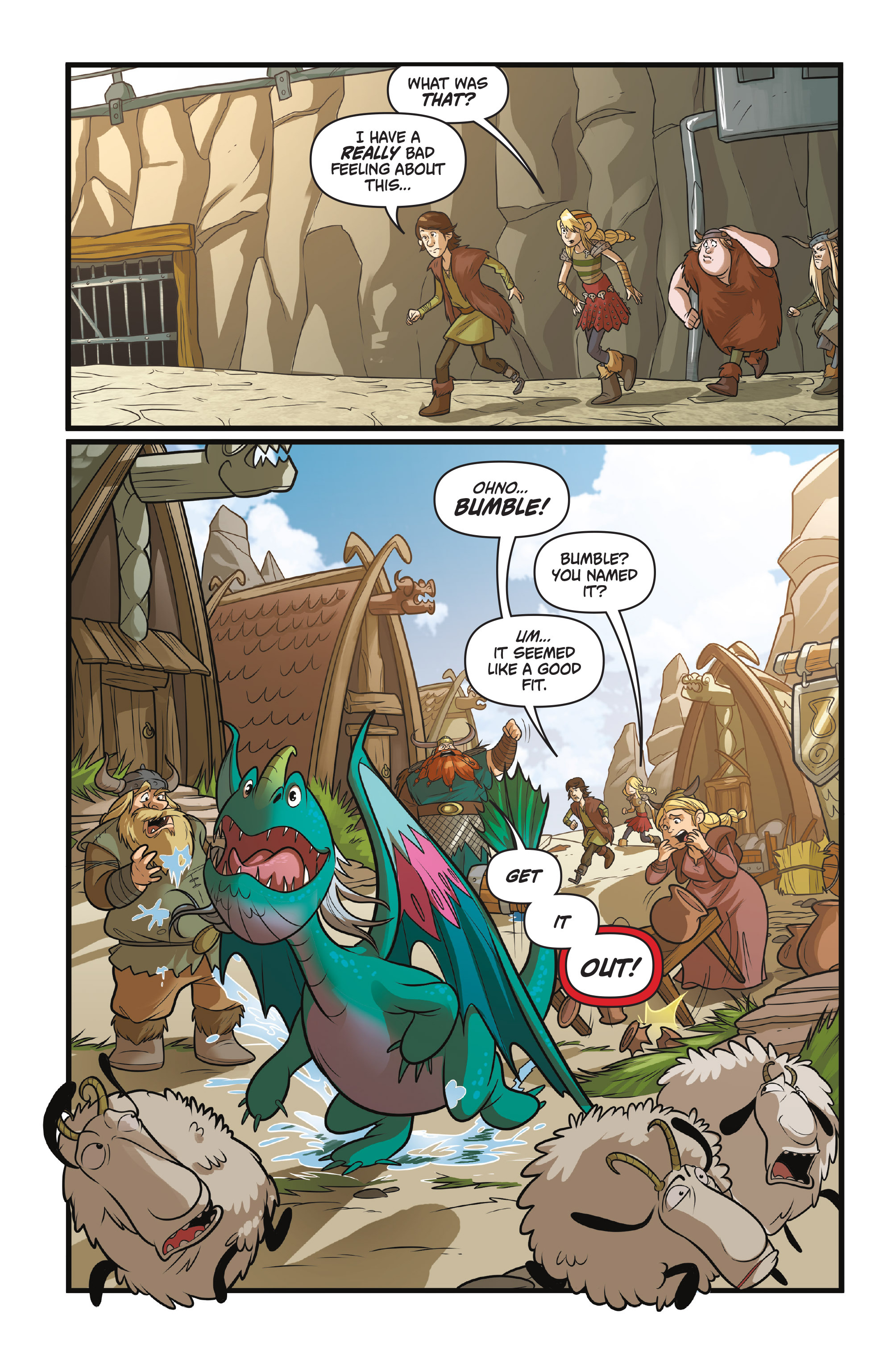 Read online DreamWorks Dragons: Defenders of Berk Collection: Fire & Ice comic -  Issue # TPB - 49
