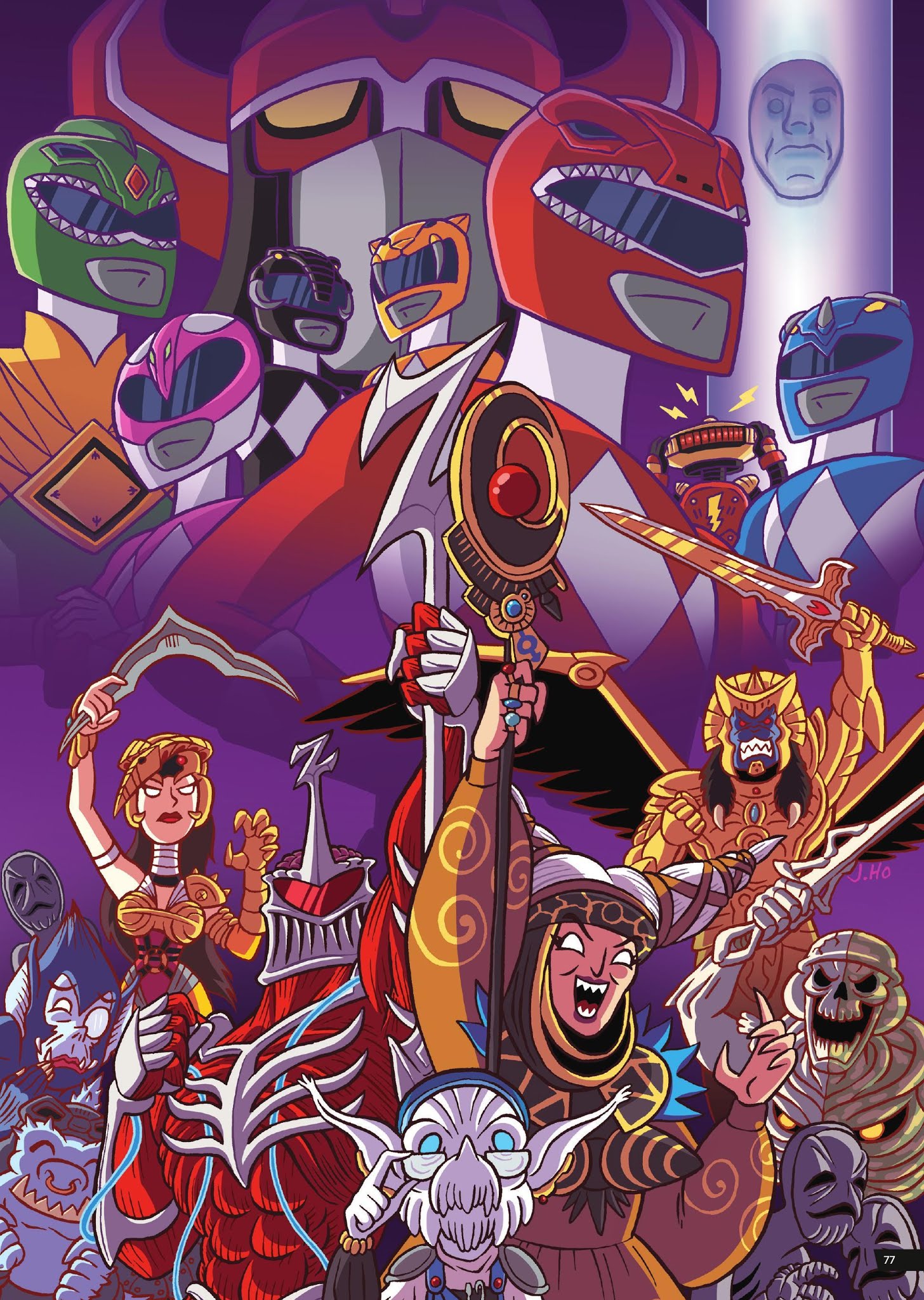 Read online Saban's Power Rangers Artist Tribute comic -  Issue # TPB - 72